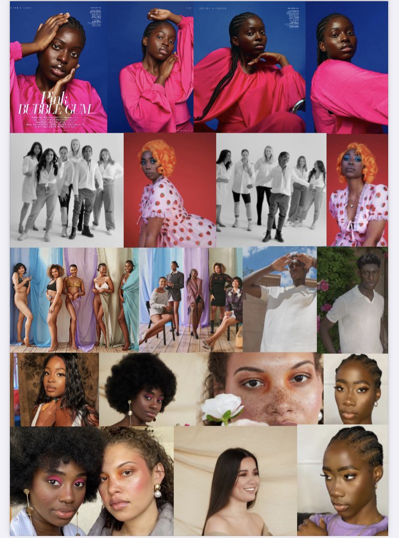 Some images from my 2020/2021 portfolio by Heavenly-Maria Tucker