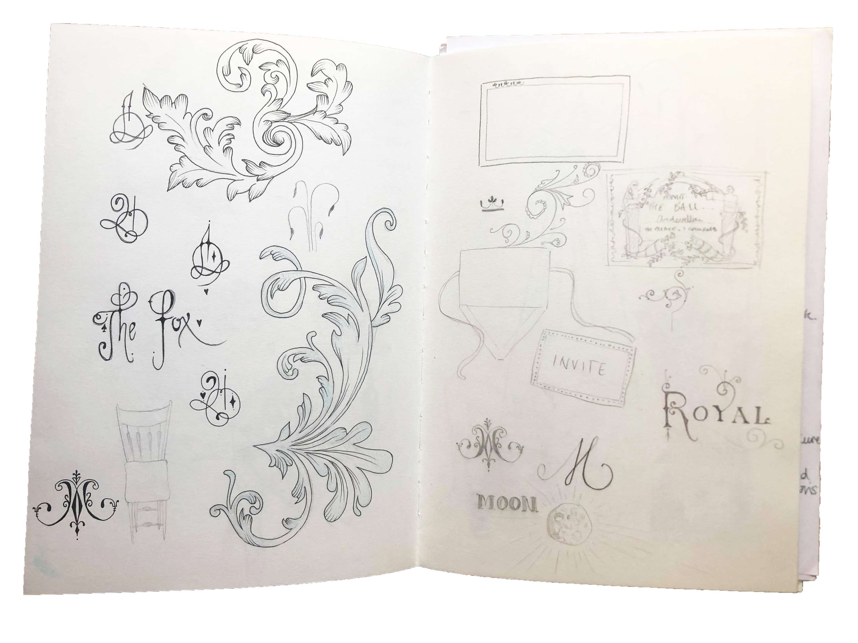 Sketchbook pages by Hope Hanni Eva