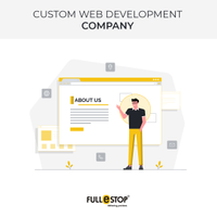 Dedicated Custom Web Development Company in India and UK - Fullestop logo