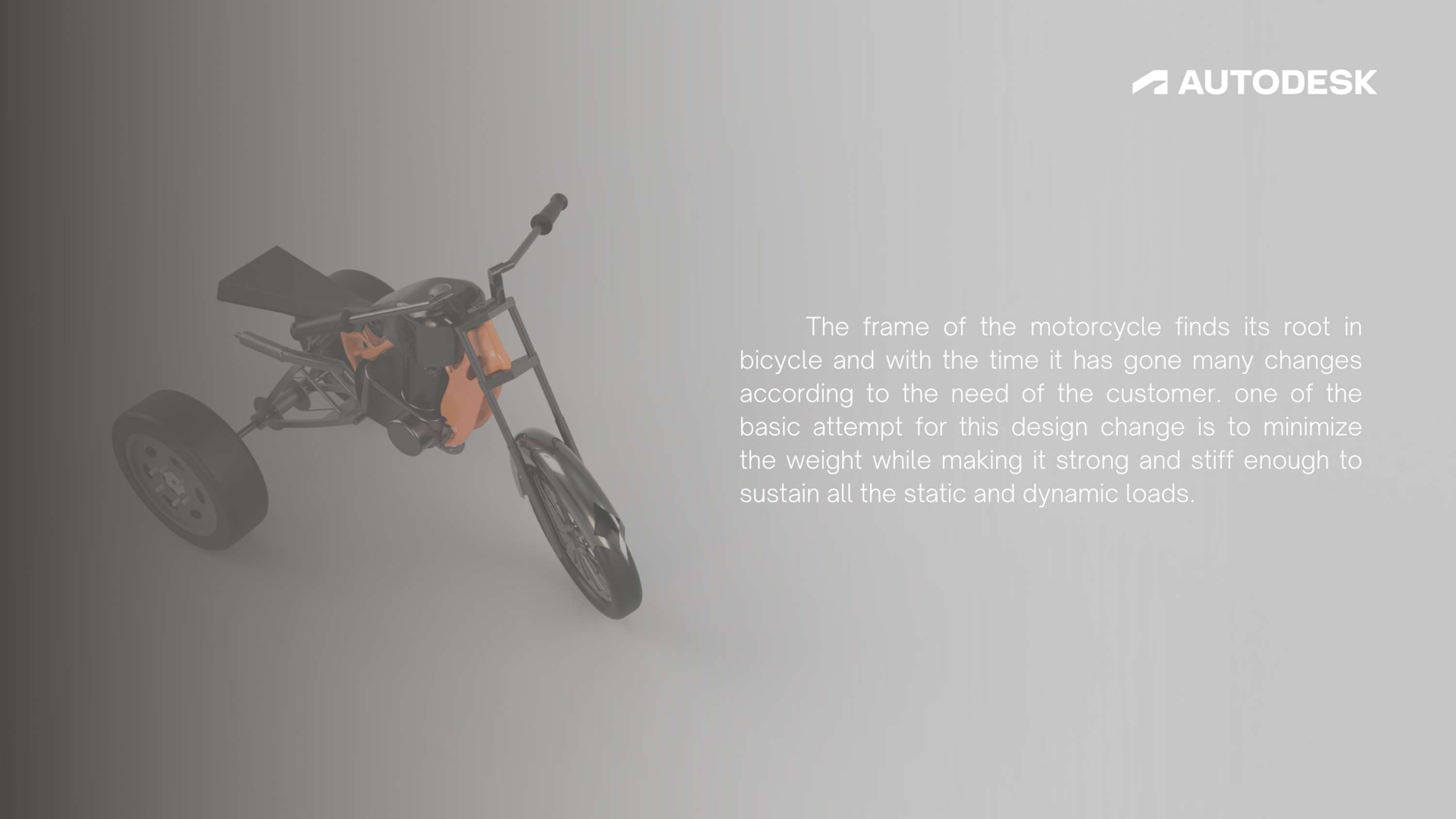 Motorised Tricycle - Generative Design - structural optimization Fusion 360 by Lucas Lira