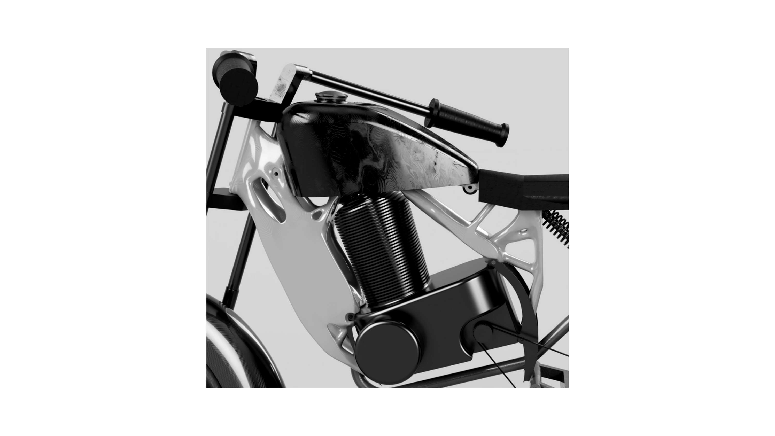 Motorised Tricycle - Generative Design - structural optimization Fusion 360 by Lucas Lira