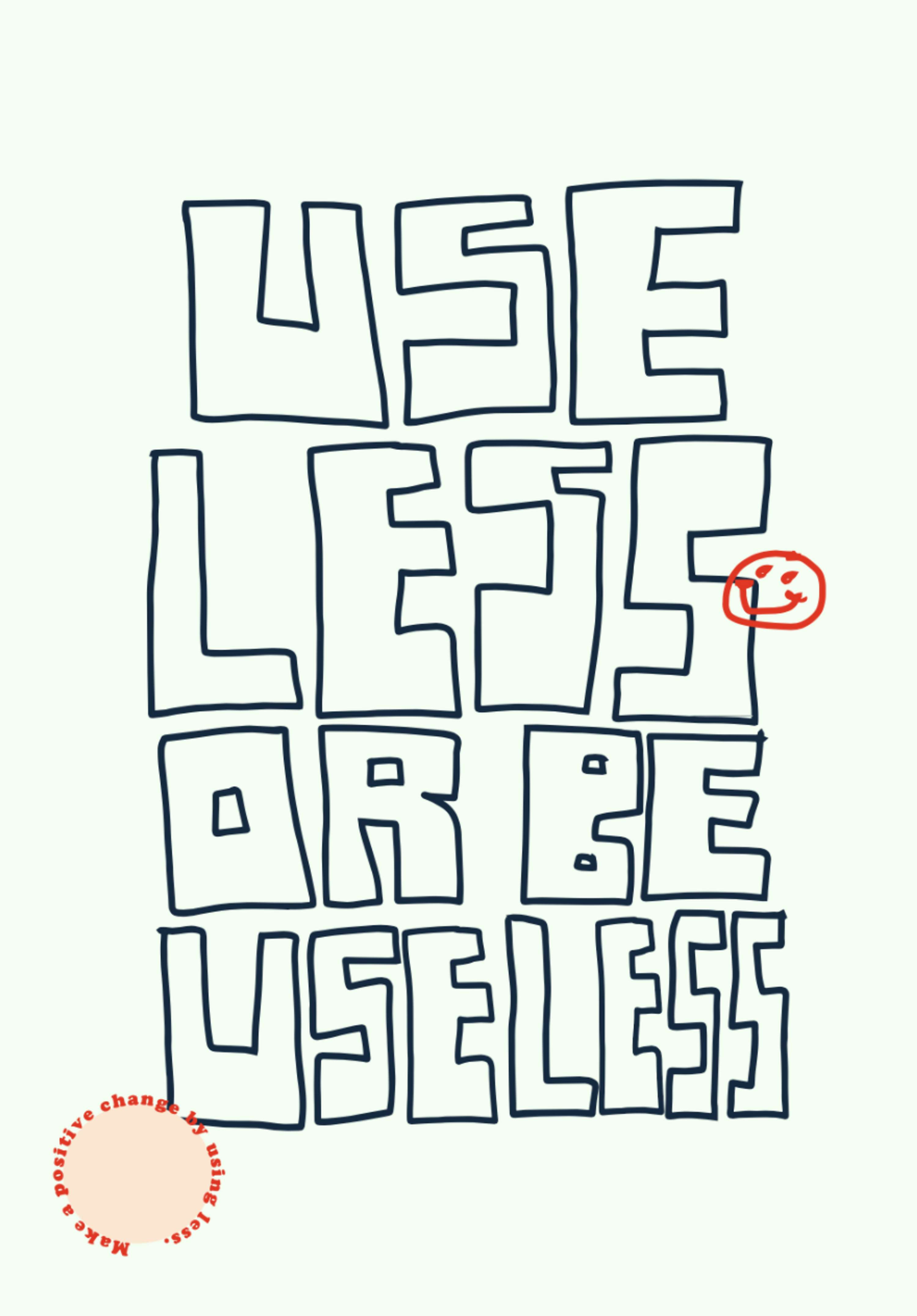 Use Less or be Useless for Rising Issue Magazine 2021 by Bethan Sandall
