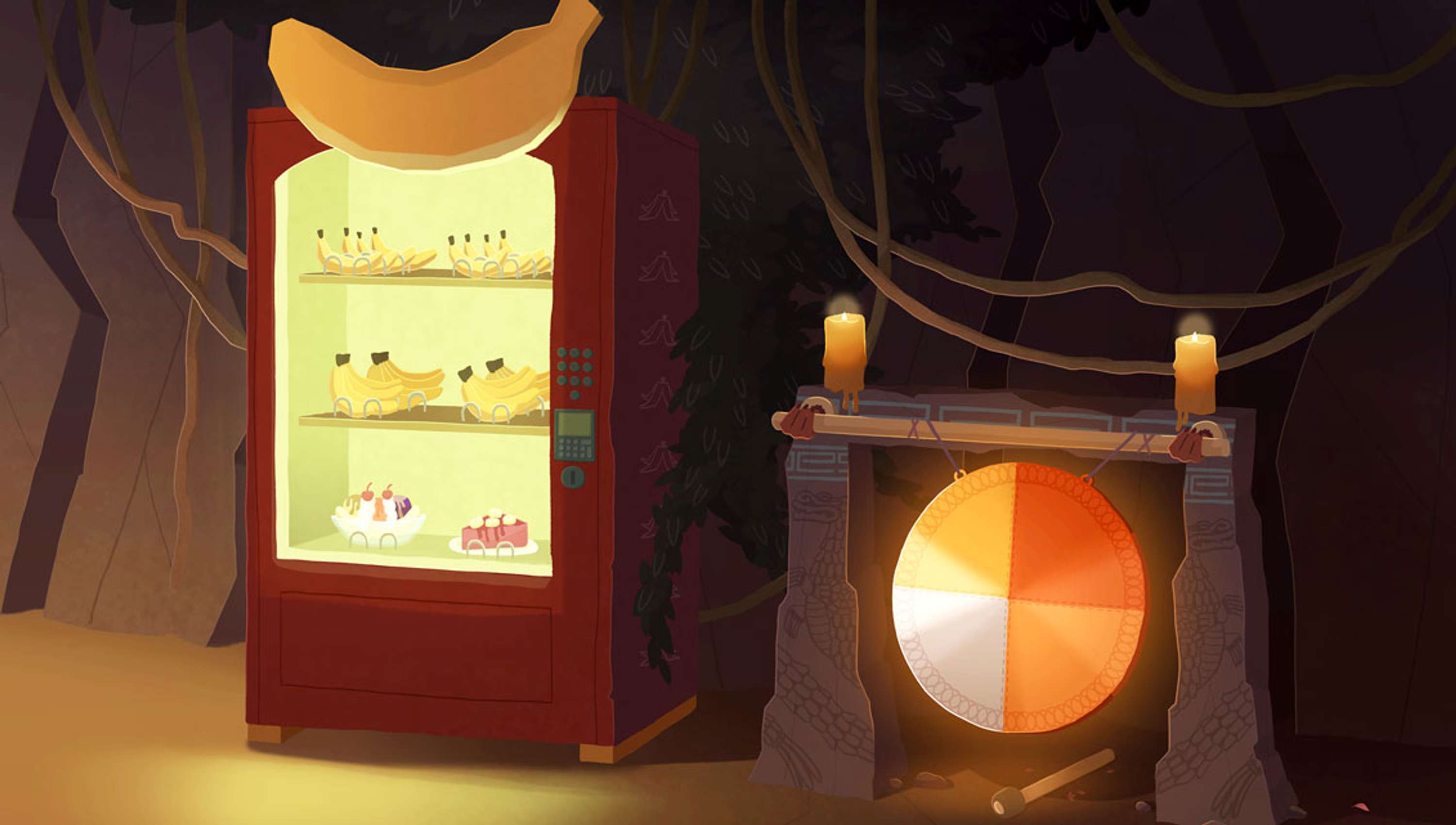 Background Design - Night Zookeeper by Cou Caravaca