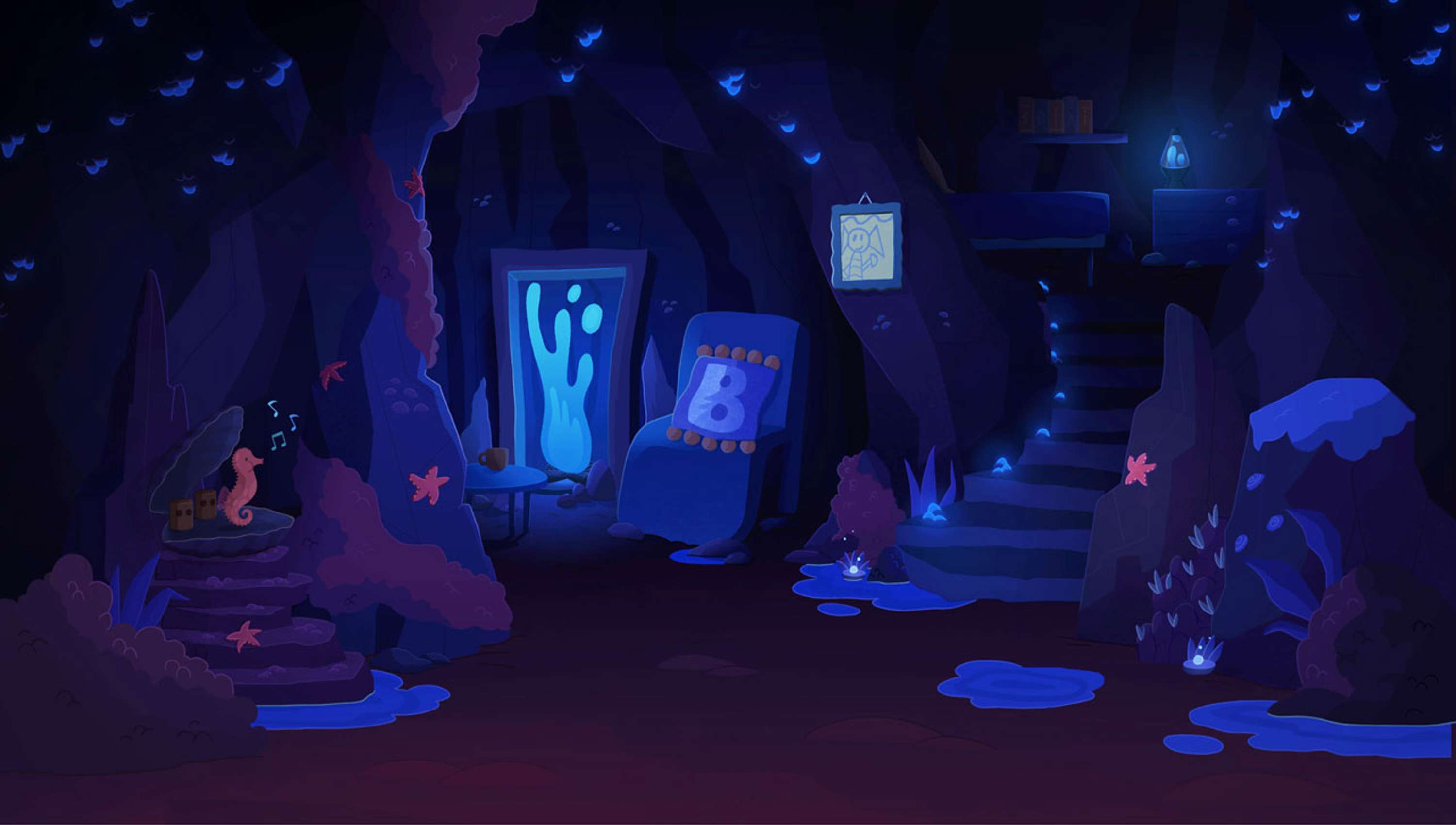 Background Design - Night Zookeeper by Cou Caravaca