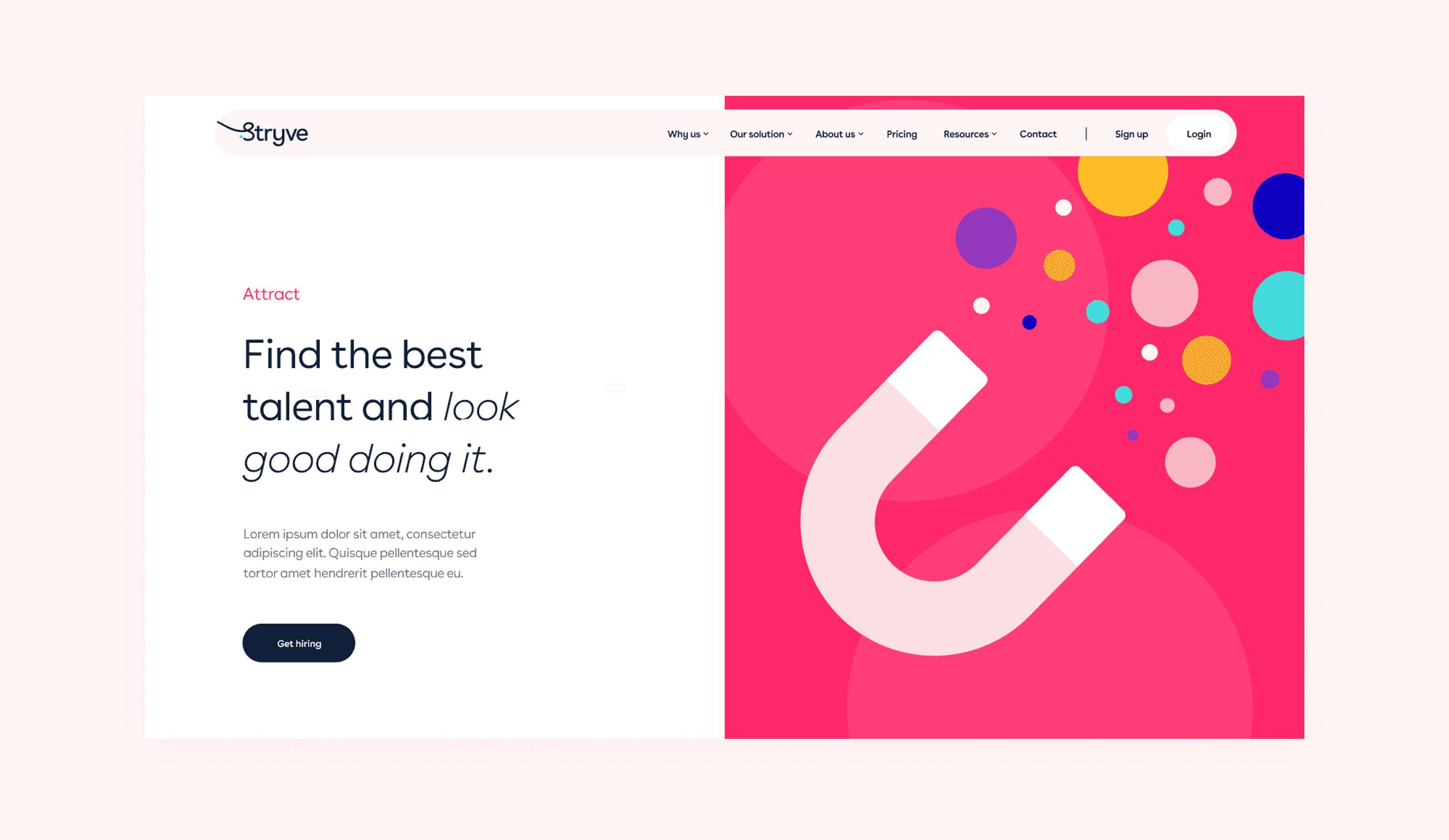 Stryve Brand & Website by Vovi