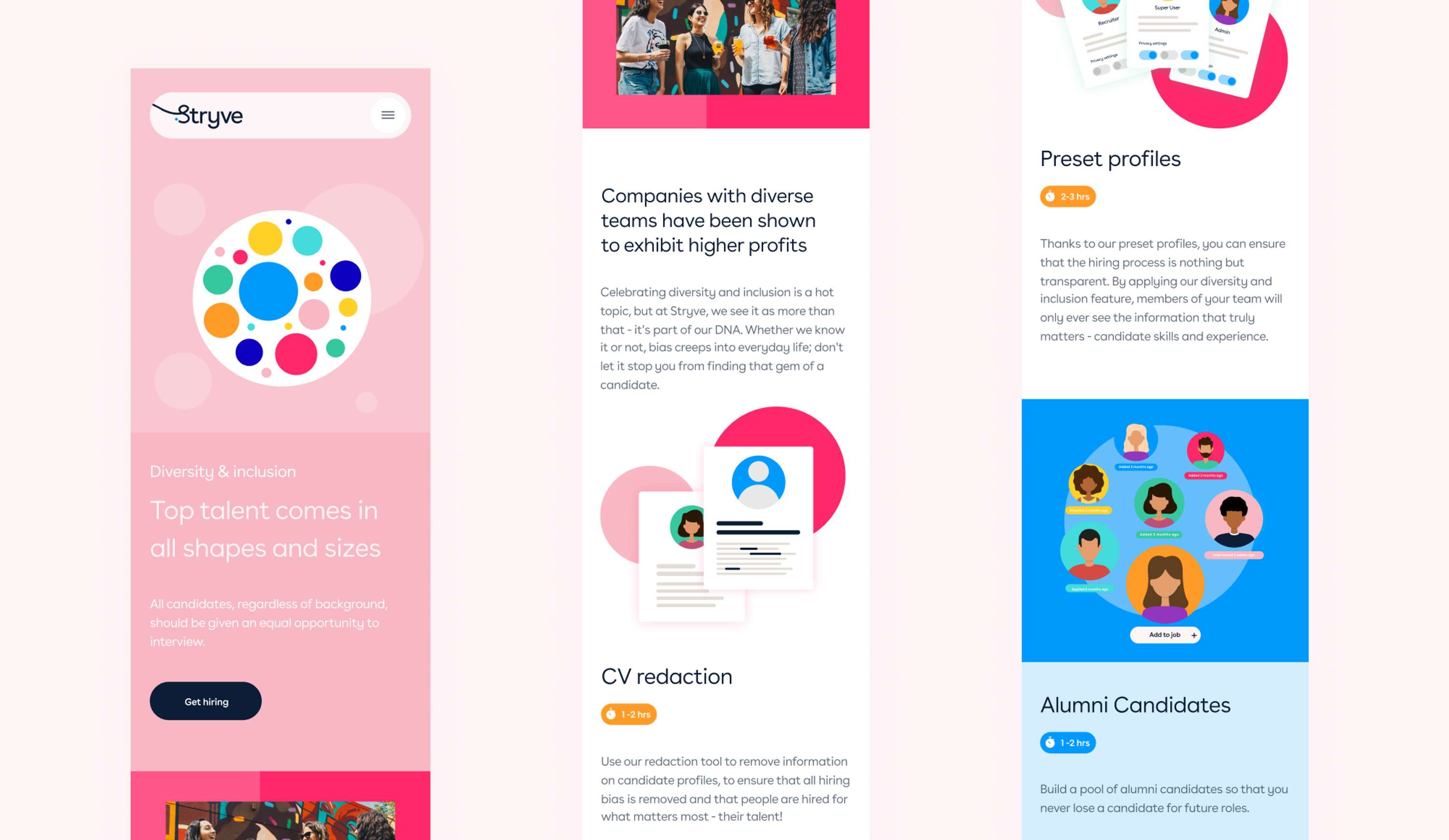 Stryve Brand & Website by Vovi