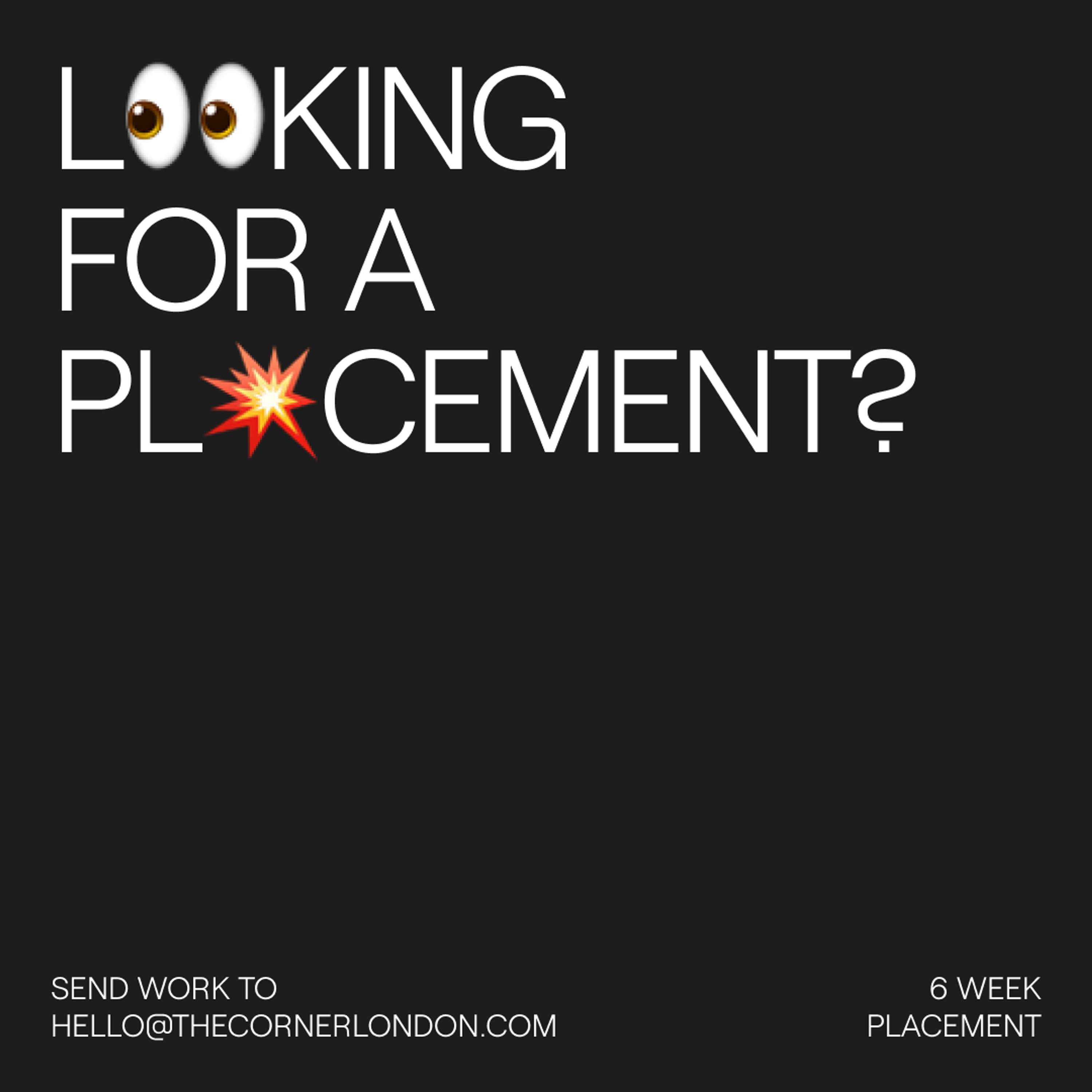 Our paid placement scheme is open for 2022 by Stacey Stollery