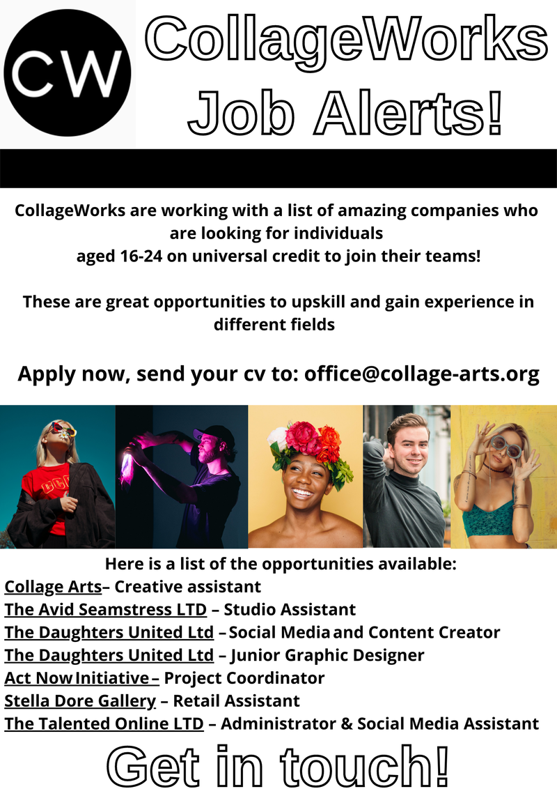 CREATIVE JOBS UP FOR GRABS! by Collage Works