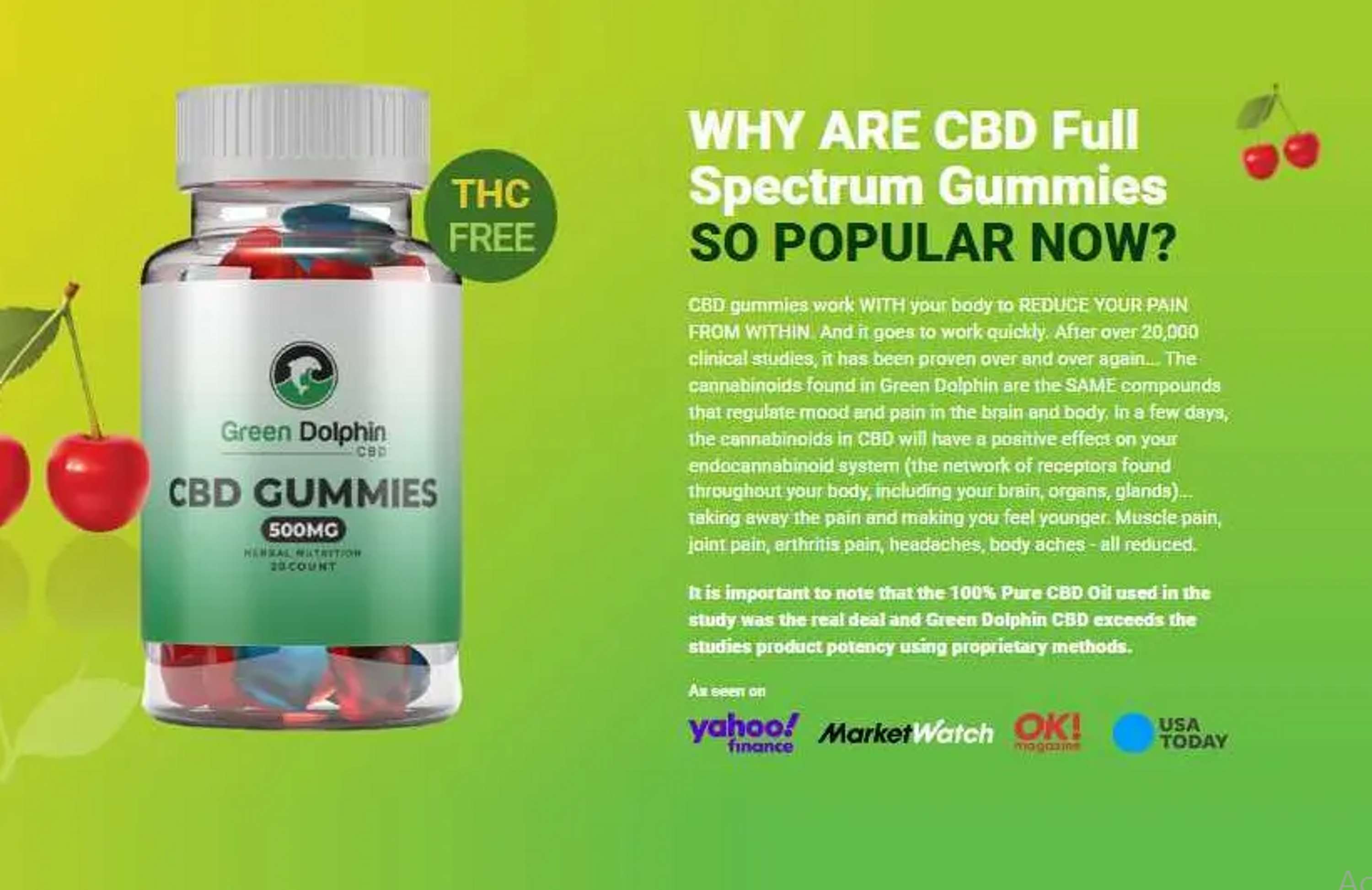 GREEN DOLPHIN CBD GUMMIES REVIEWS – IS IT SCAM OR 100% CLINICALLY CERTIFIED INGREDIENTS? by dol hini