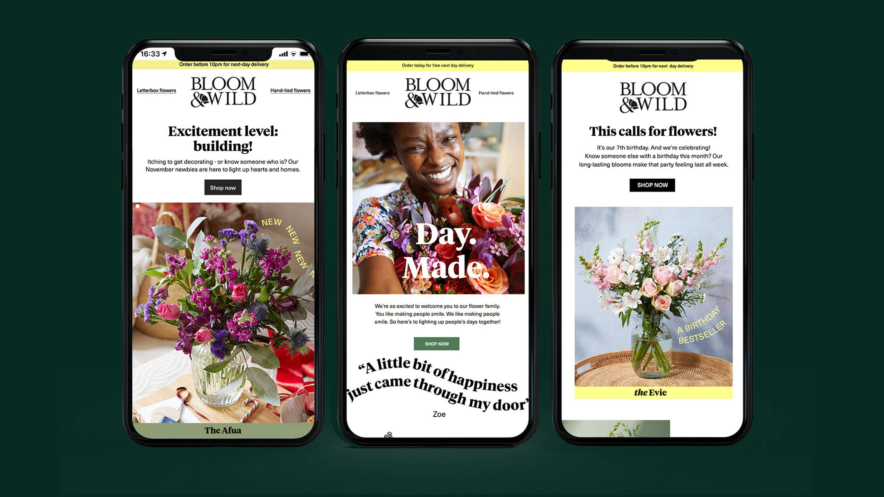 Bloom & Wild Identity & Design by Zoe Williams