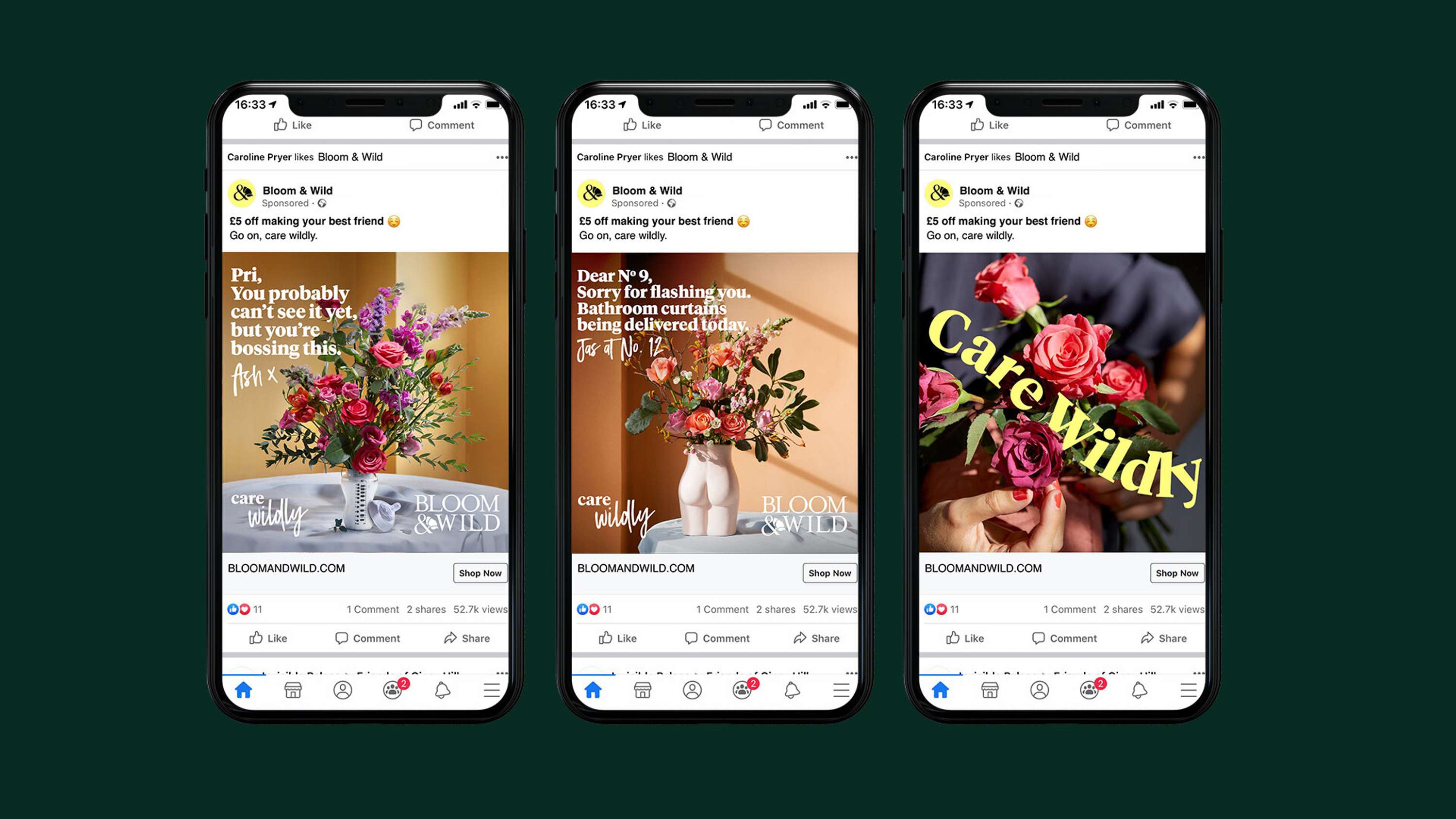 Bloom & Wild Identity & Design by Zoe Williams