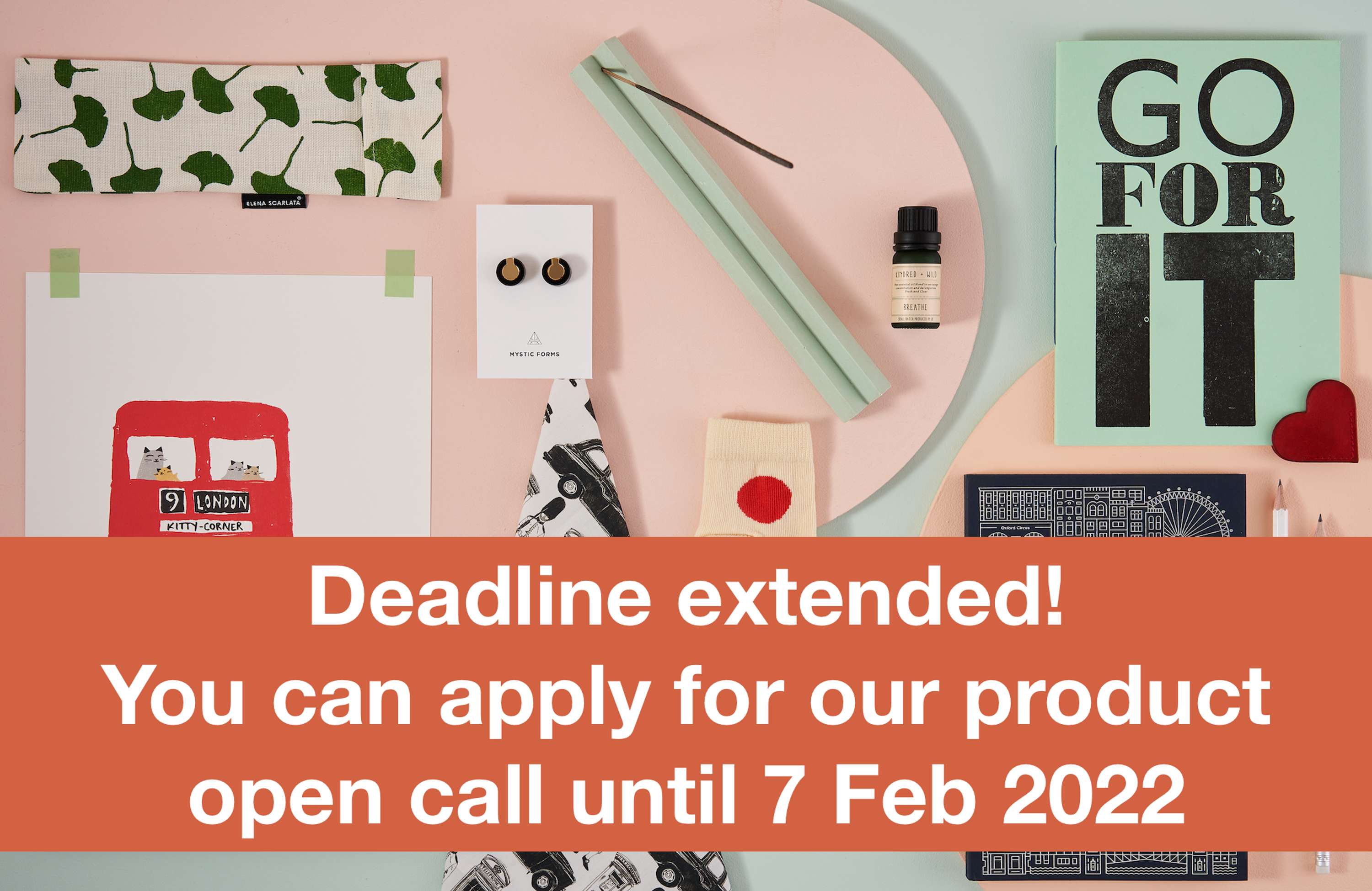 Product open call for not just a shop by University of The Arts London (UAL)