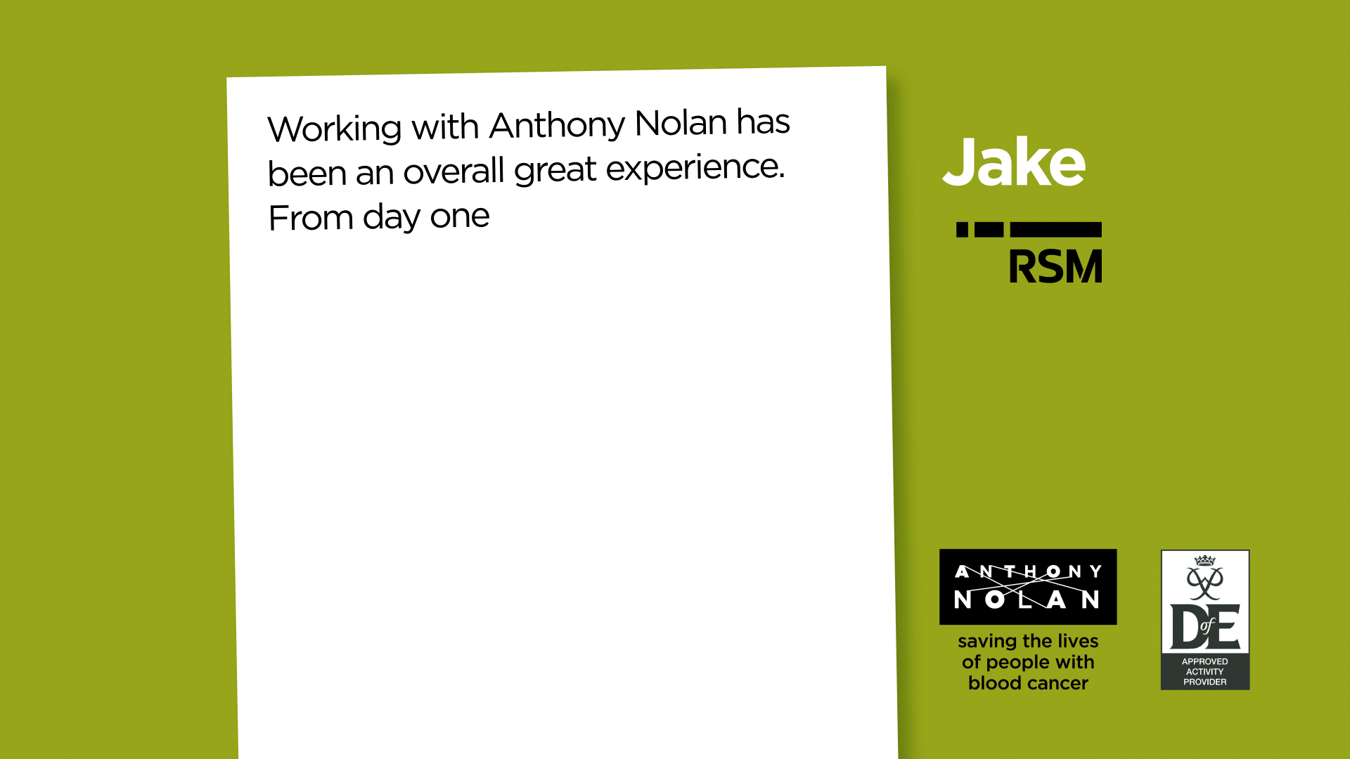 RSM x AN Ambassador Programme by Jamie C
