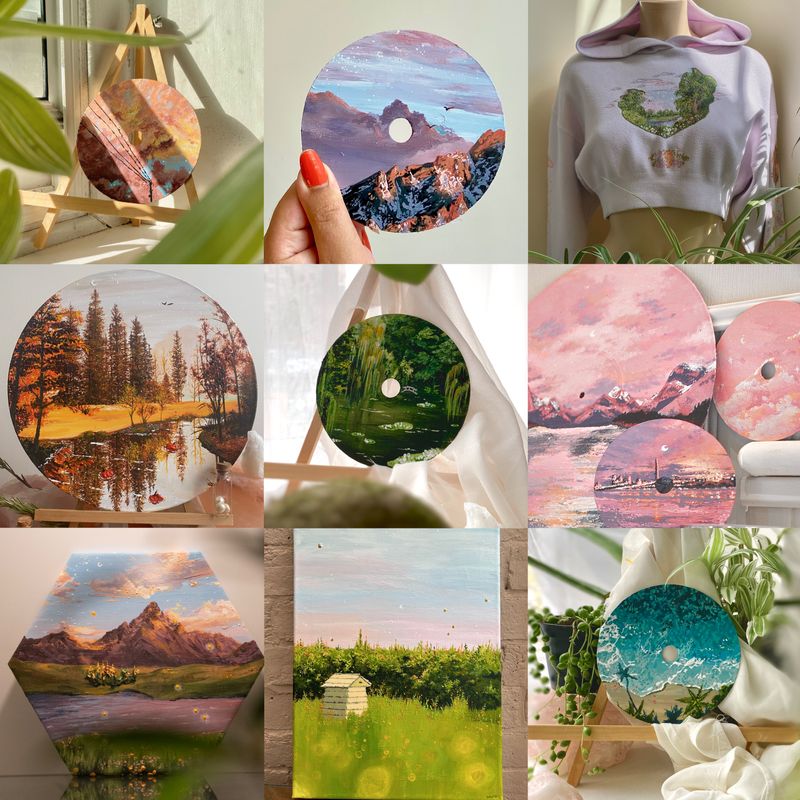 a mood board of my best artwork ♡ by amu nadnapa