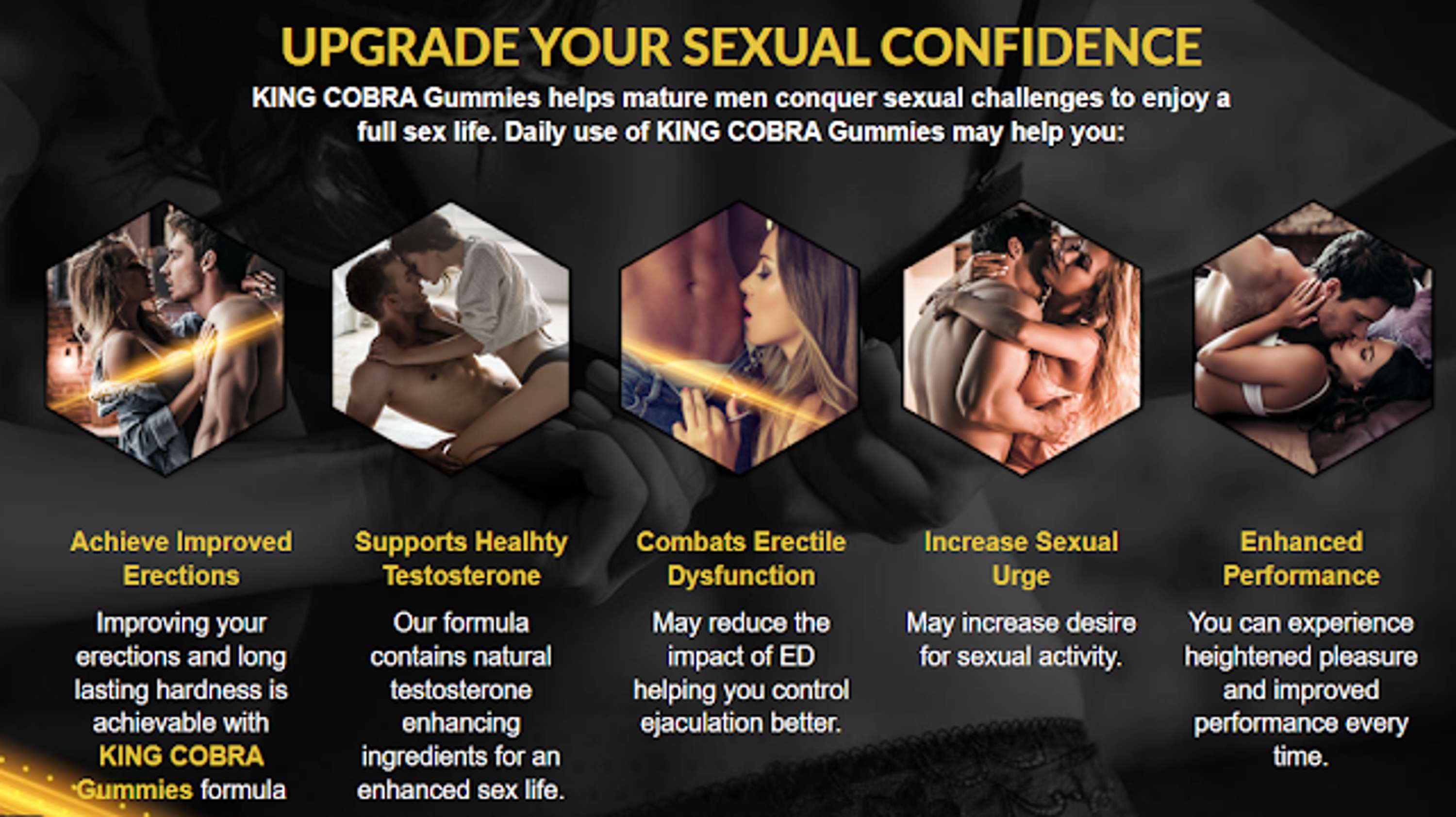 KING COBRA GUMMIES PARA QUE SIRVE EN ESPAÑOL REVIEWS 100 % CLINICALLY CERTIFIED INGREDIENTS? by lauren anderson