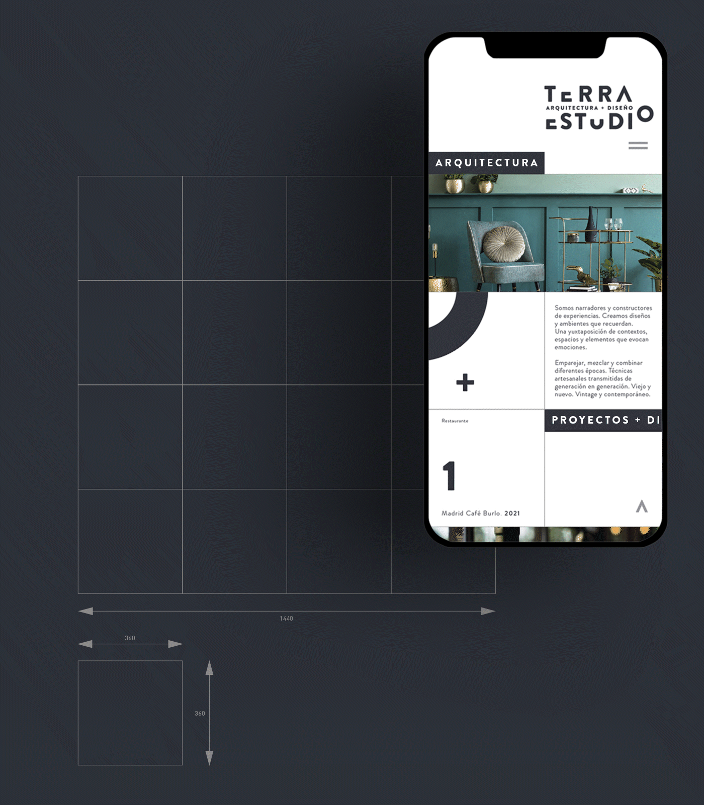 TERRA ESTUDIO I Branding and UX/UI design by Virginia Oliete