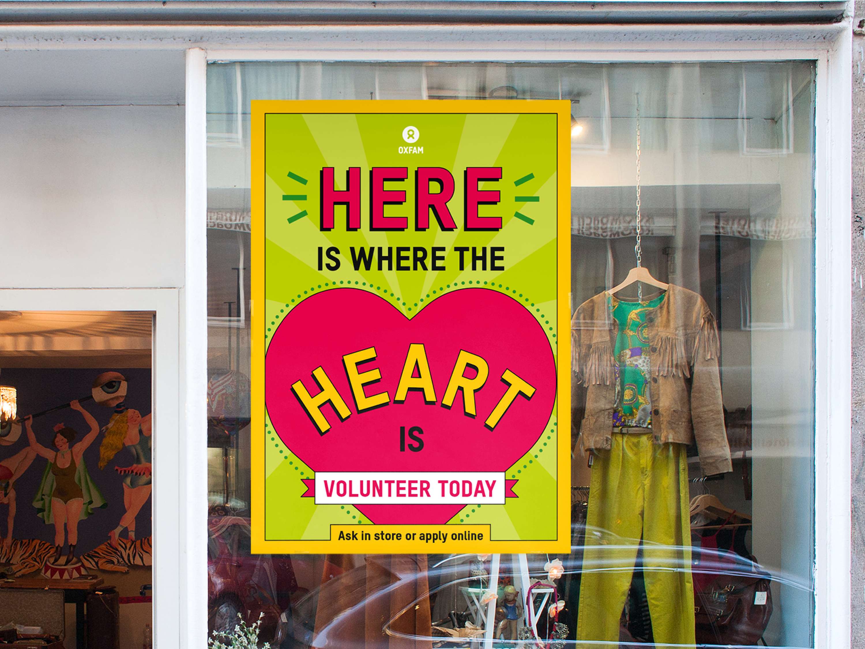 Oxfam Volunteer Campaign by Rosie Stevens