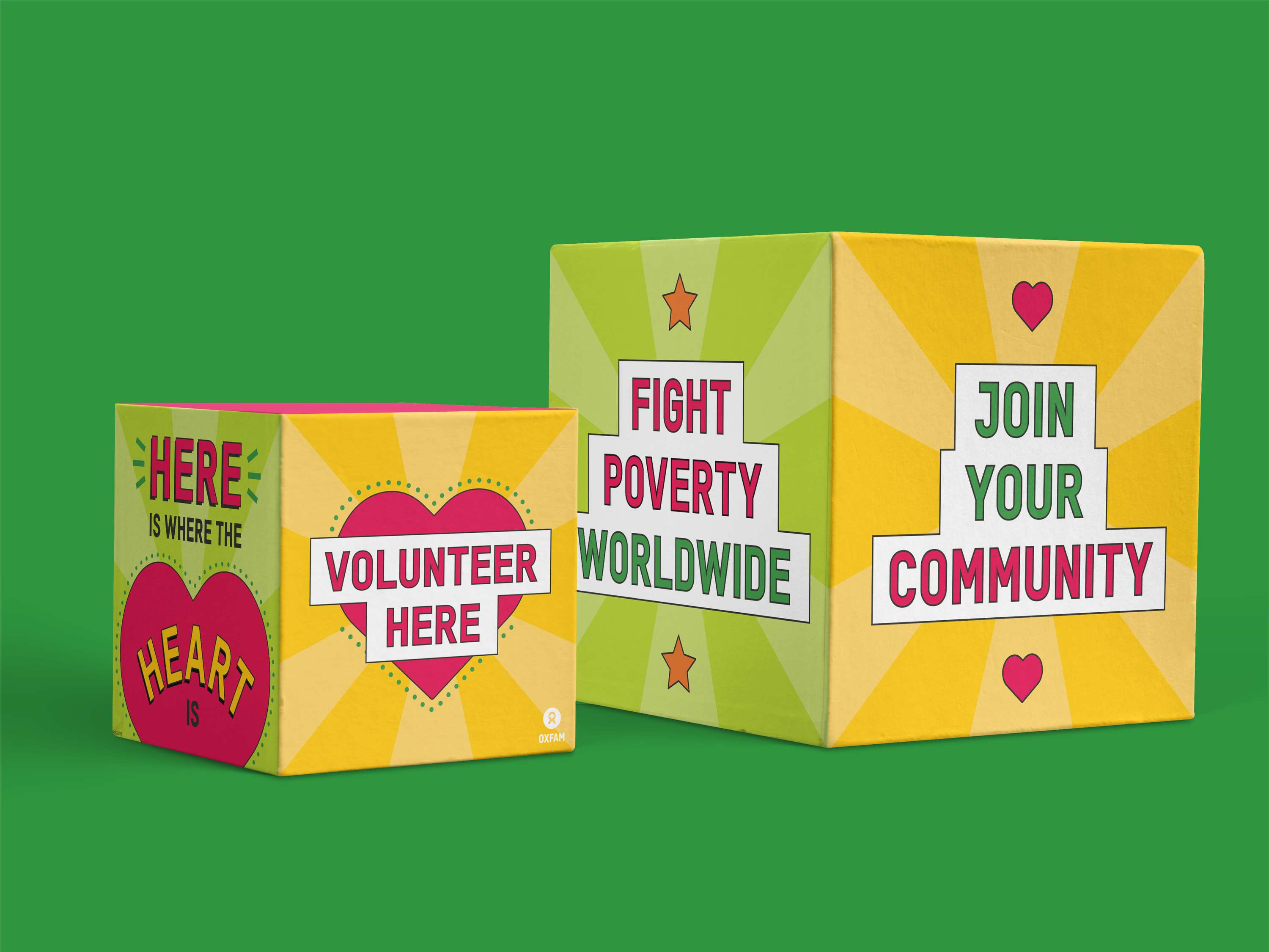 Oxfam Volunteer Campaign by Rosie Stevens
