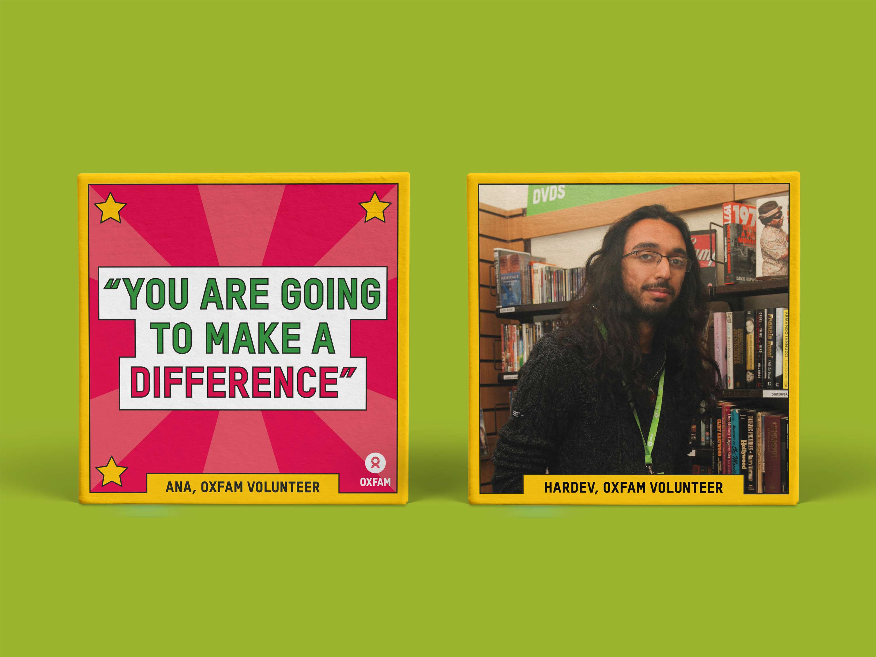 Oxfam Volunteer Campaign by Rosie Stevens