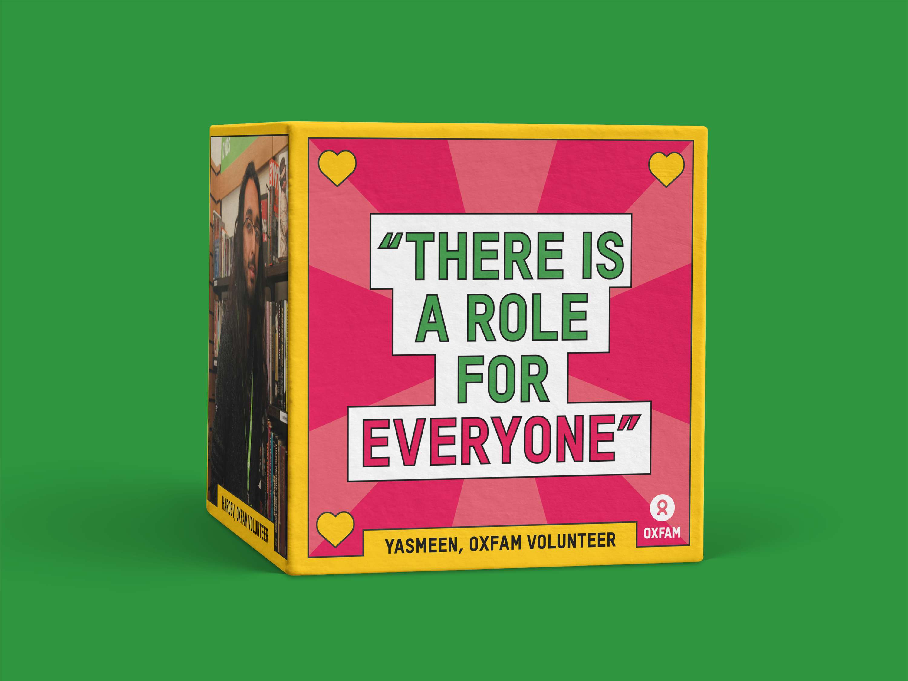 Oxfam Volunteer Campaign by Rosie Stevens