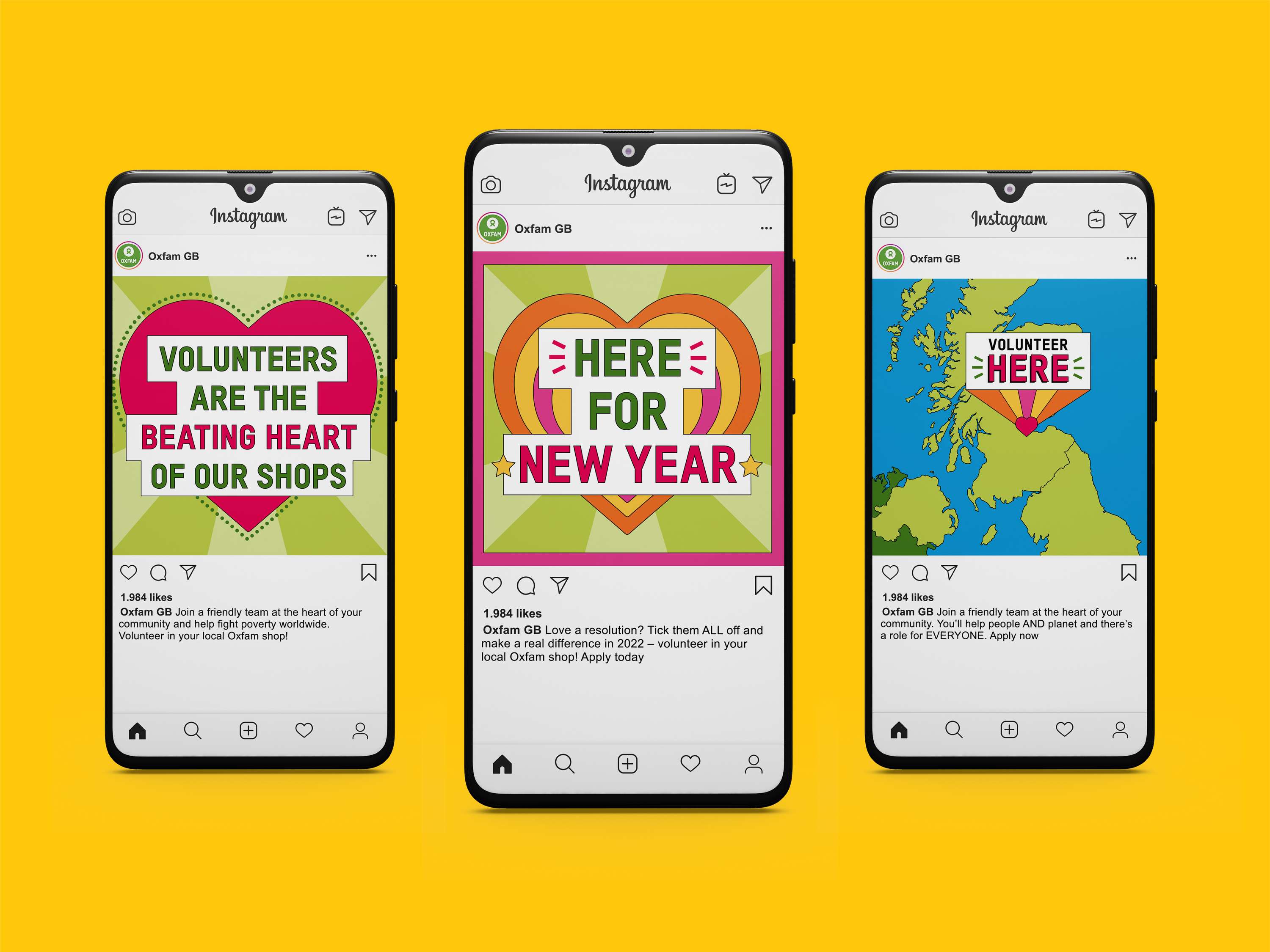 Oxfam Volunteer Campaign by Rosie Stevens