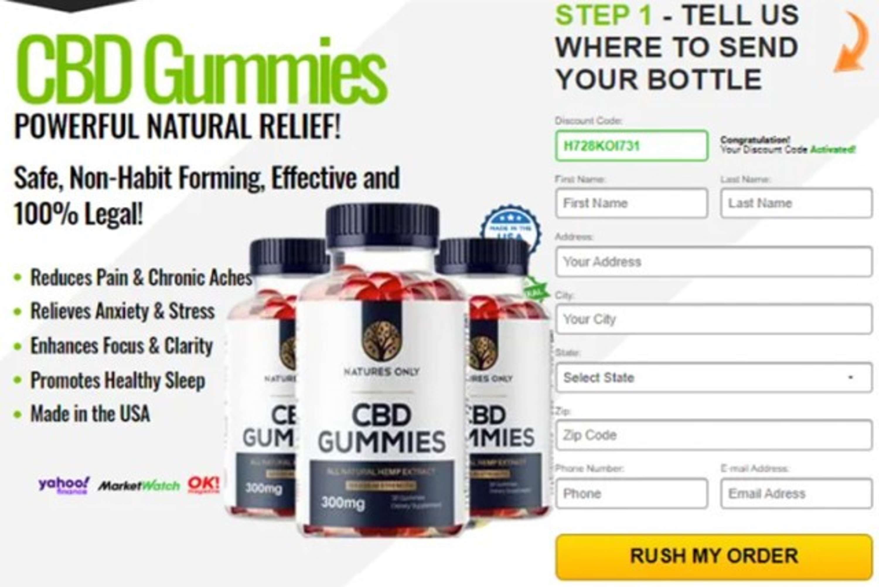Natures Only CBD Gummies - Read Daily Dose Benefits, Pain Relief and Shocking Results? by Natures Only CBD Gummies