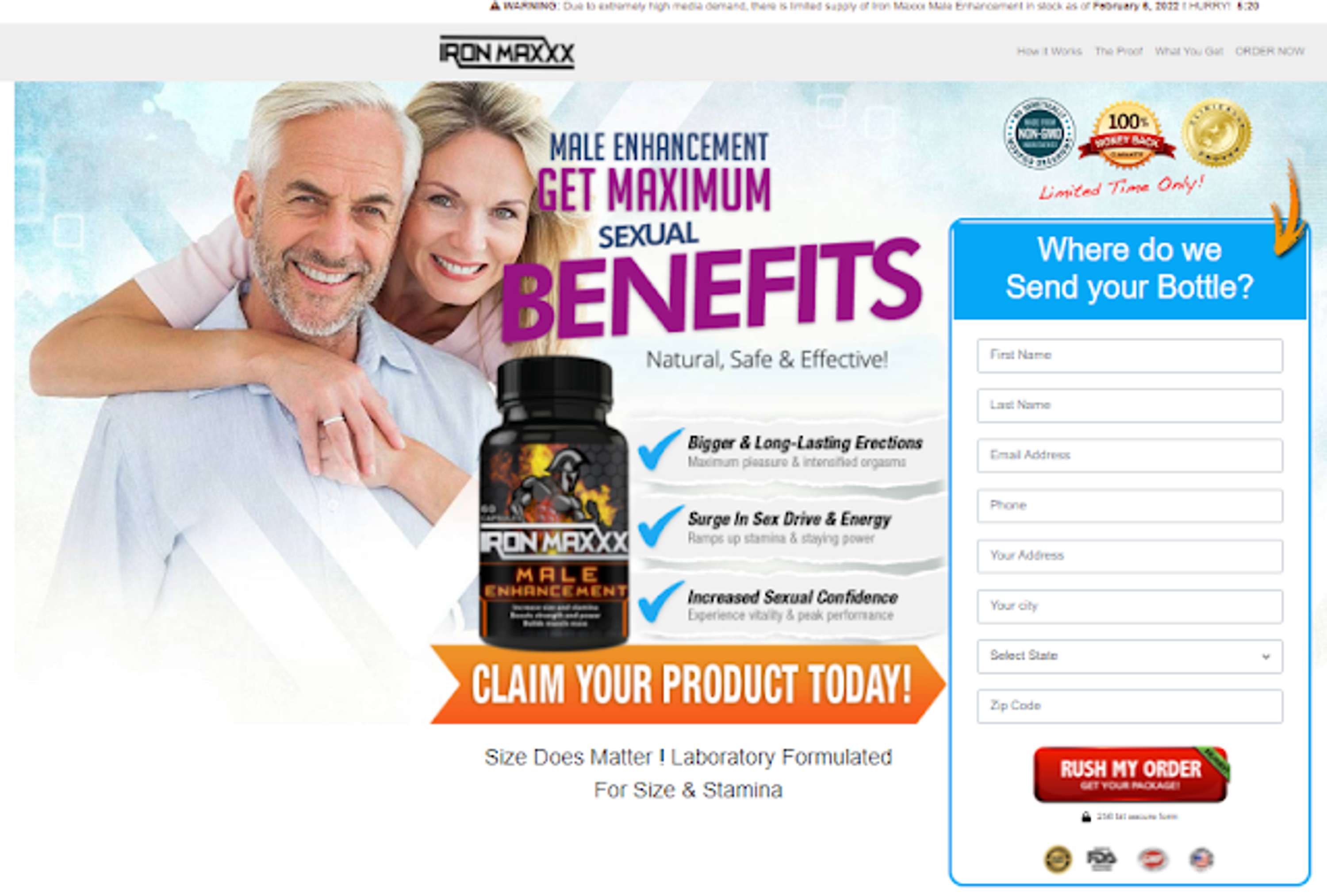 Ironmaxx male enhancement  Reviews, Side Effects, Benefits & Ingredients by DANICHYII DANICHYII