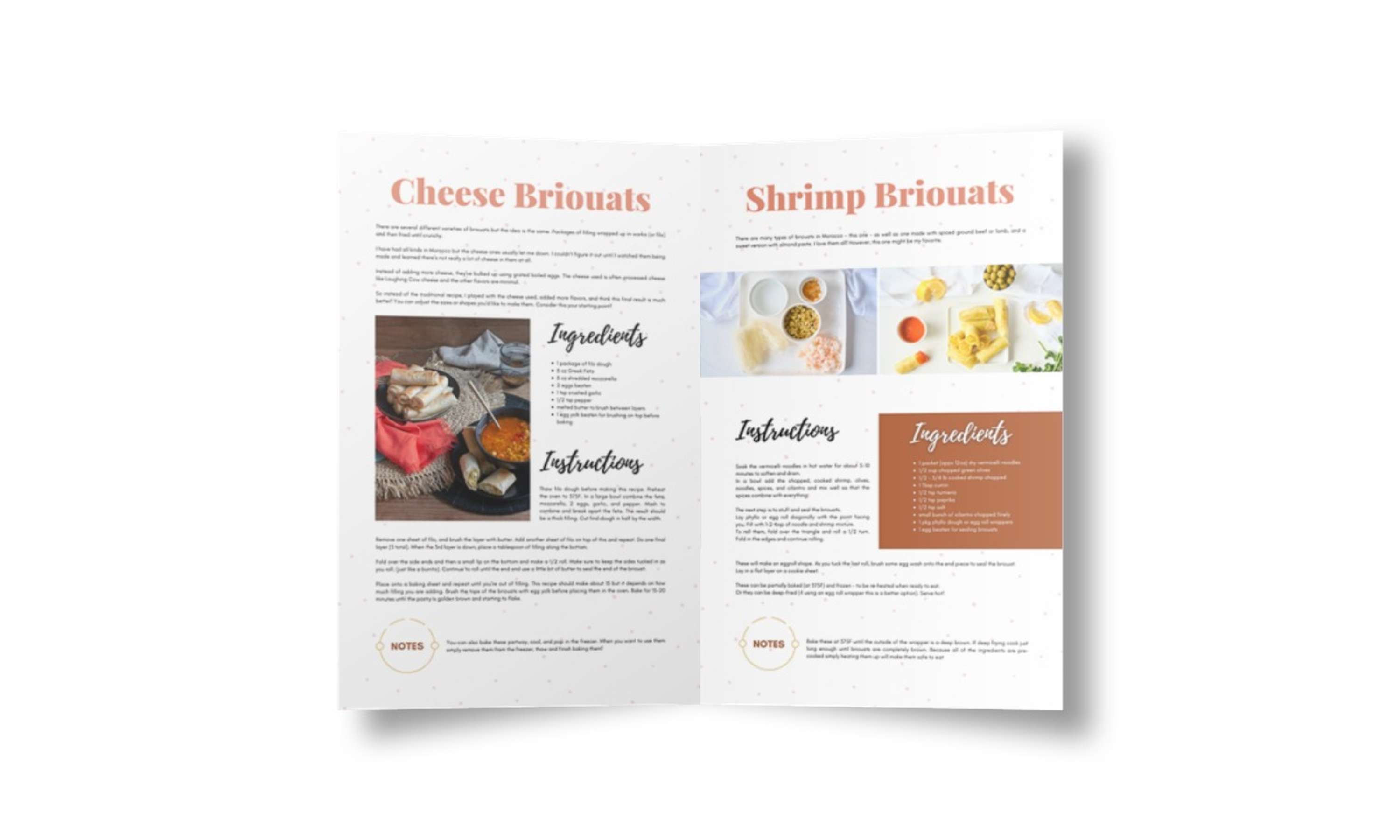 Ramadan Cookbook / E-Book & Pinterest Pin Design by Andjela Jovanovic