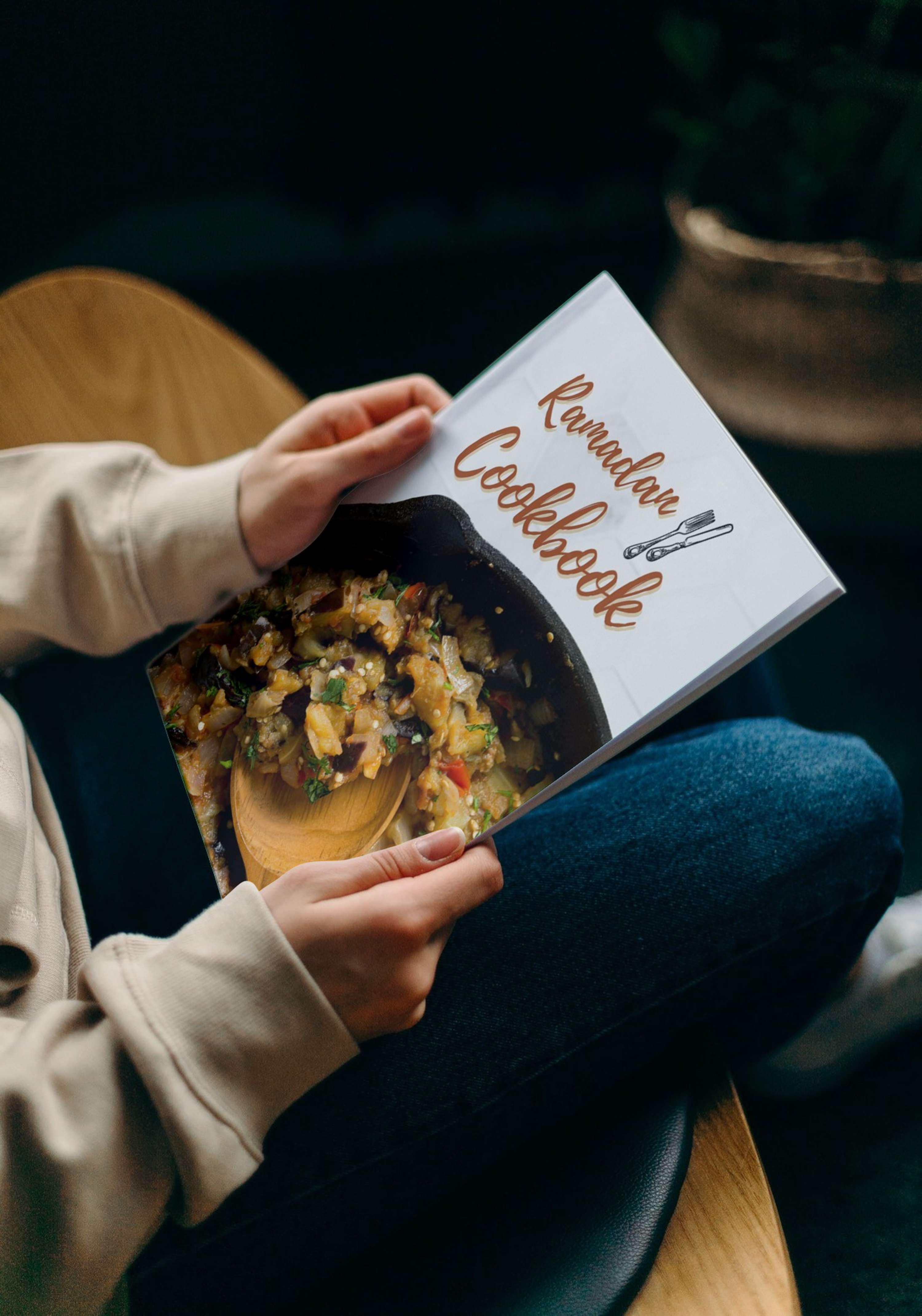 Ramadan Cookbook / E-Book & Pinterest Pin Design by Andjela Jovanovic