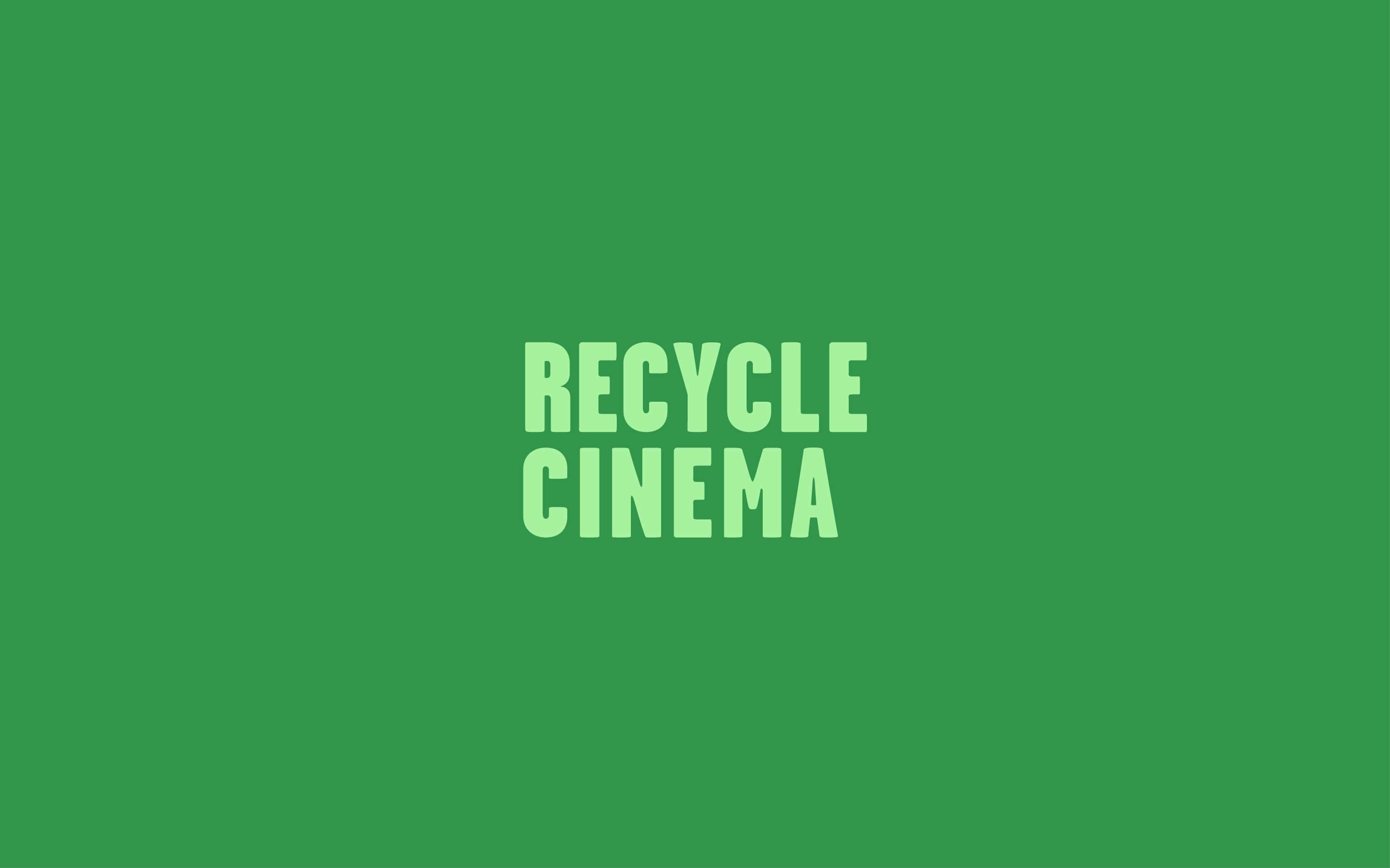 Recycle Cinema by Louis Tuckman