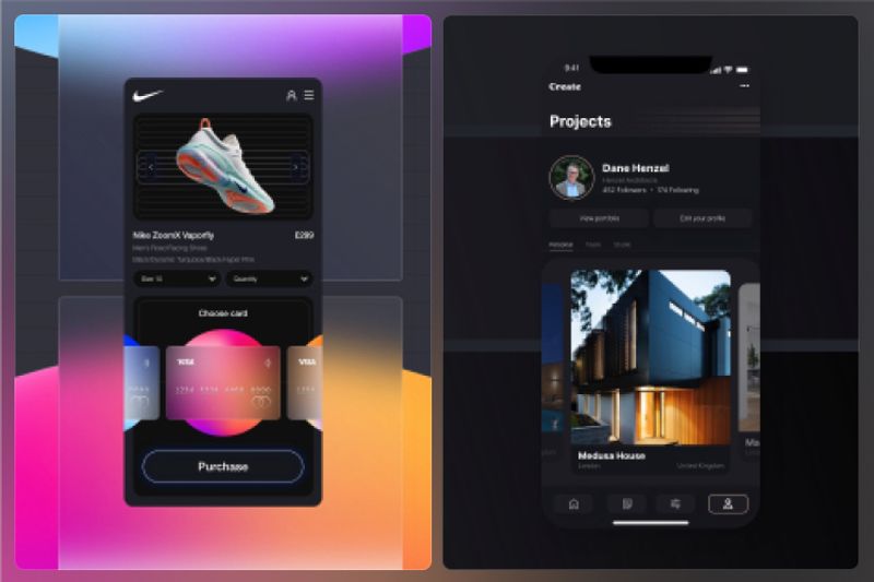UI Design Projects by Jordan Stimpson