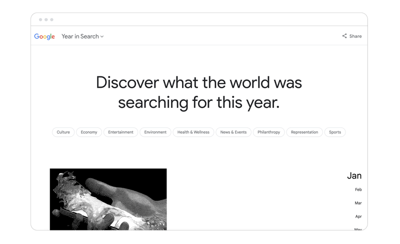 Year in Search 2021 by Google Brand Studio