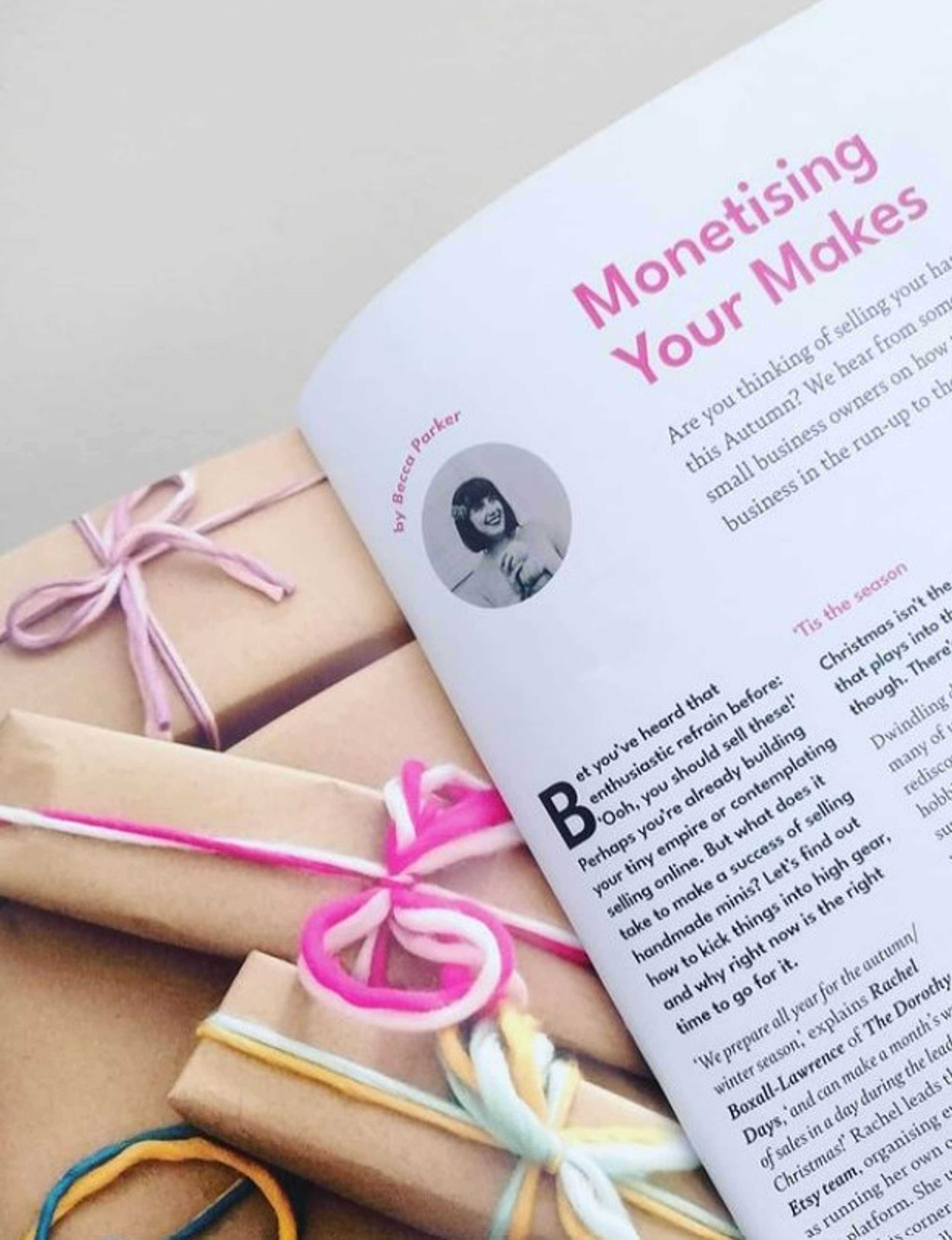 Monetising Your Makes by Becca Parker
