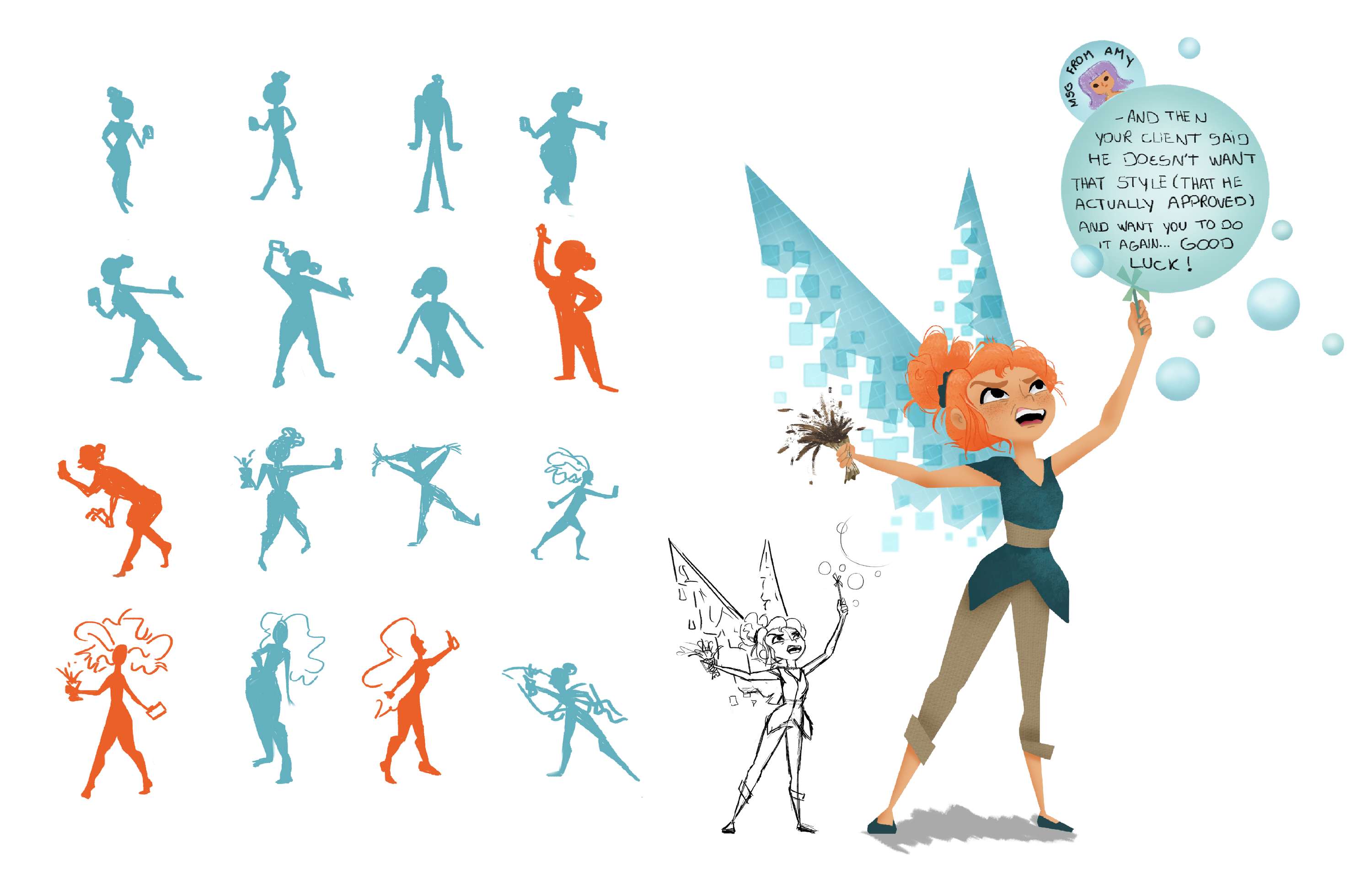 Character Design by Leticia Aguiar