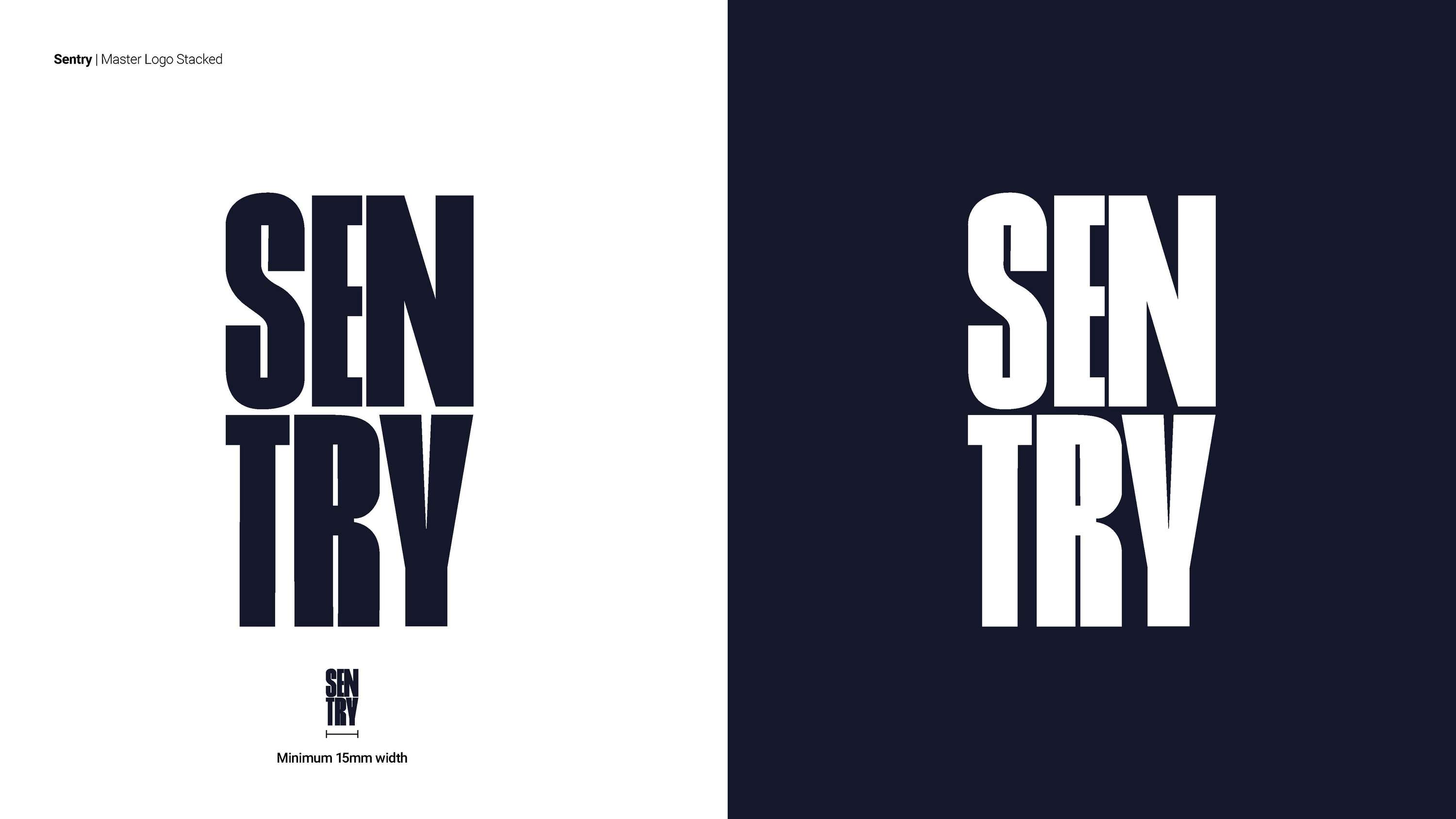 SENTRY - visual identity by Simon Hewitt