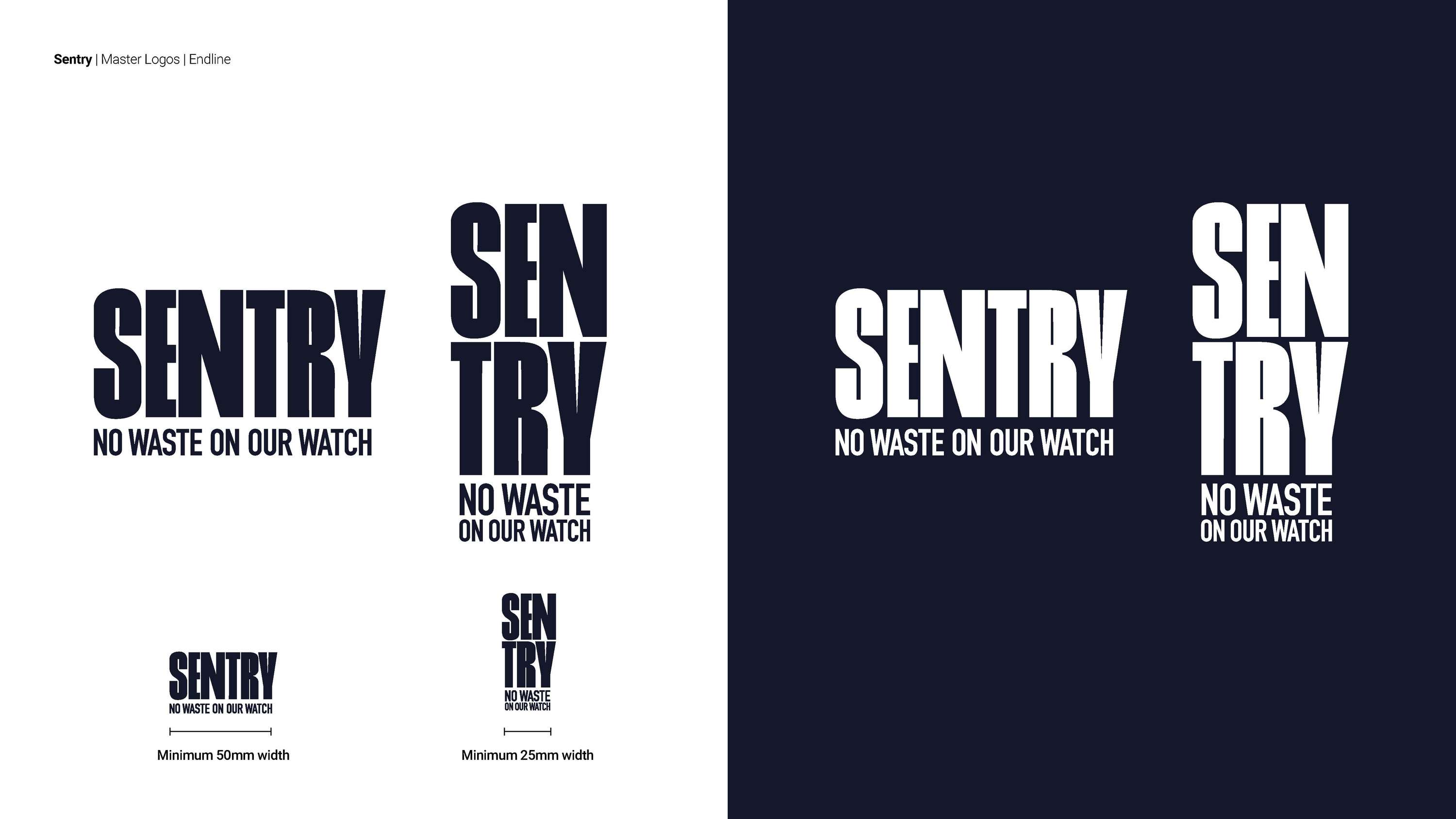 SENTRY - visual identity by Simon Hewitt