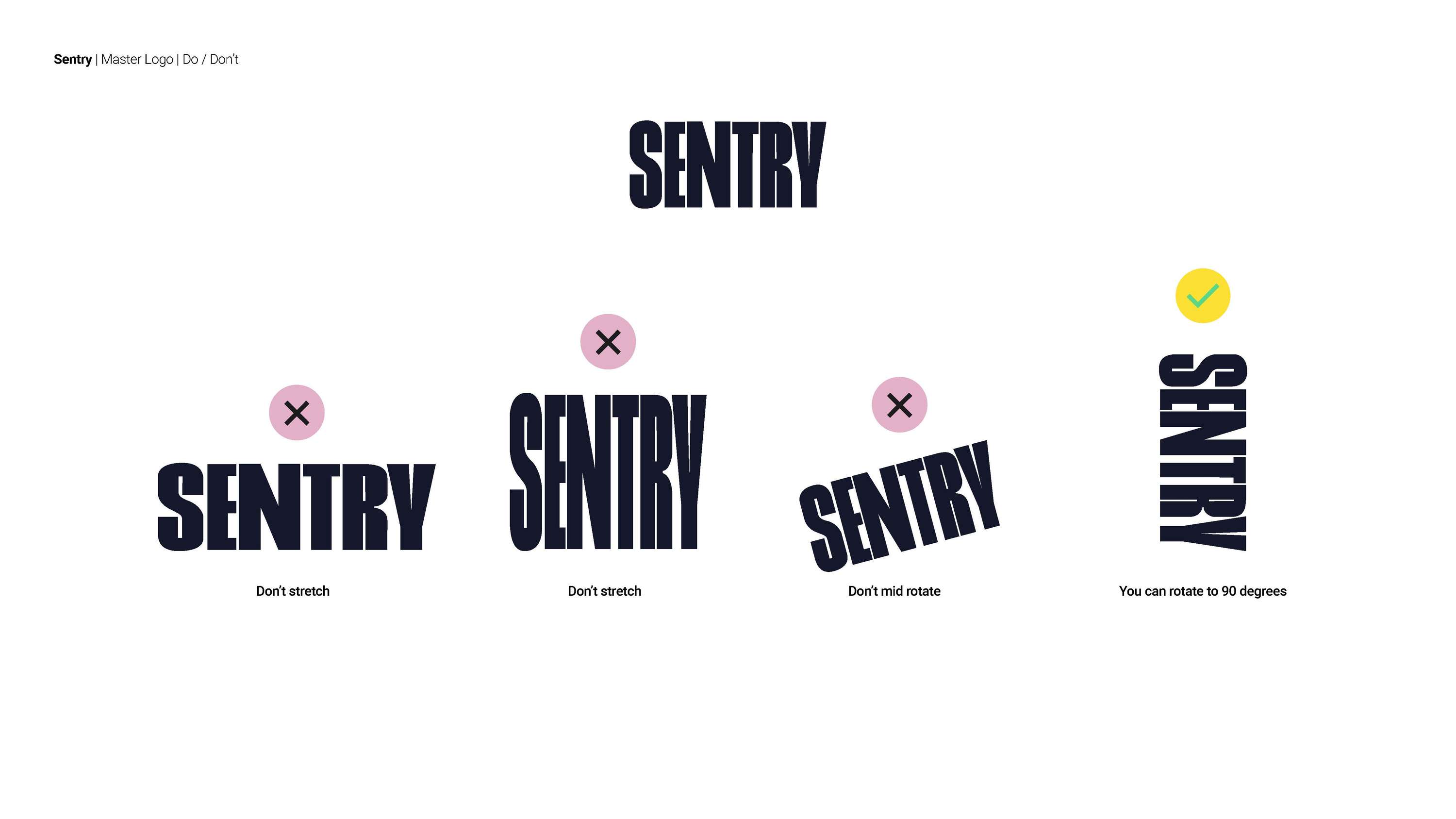 SENTRY - visual identity by Simon Hewitt