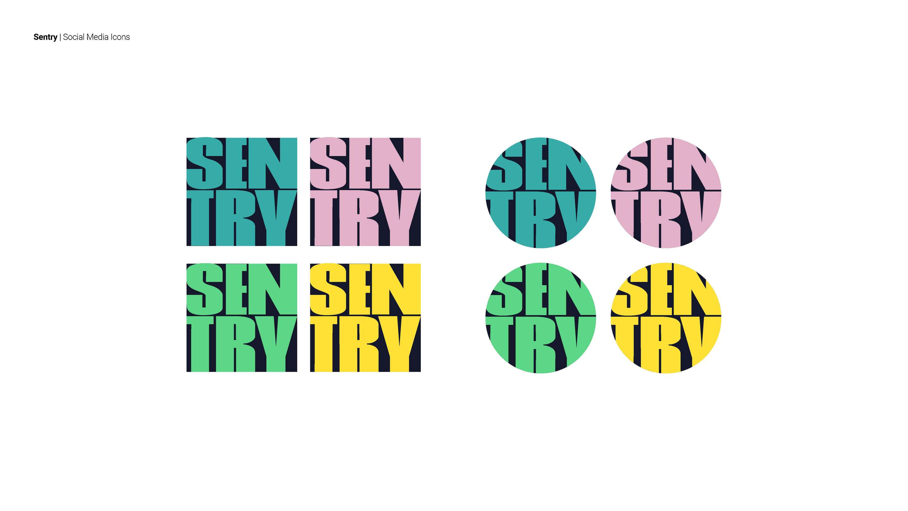 SENTRY - visual identity by Simon Hewitt