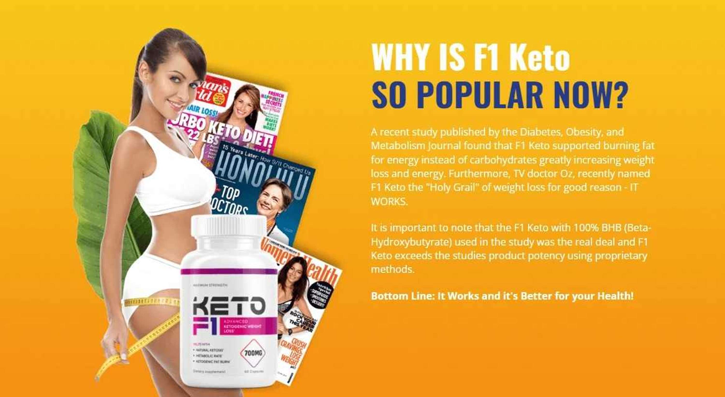 Keto F1 - Read Does This Pill Actually Help To Reduce Fat? by Keto F1