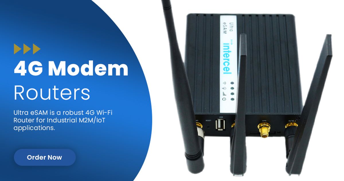 M2M & IoT Industrial 4G LTE Modem Routers The Dots