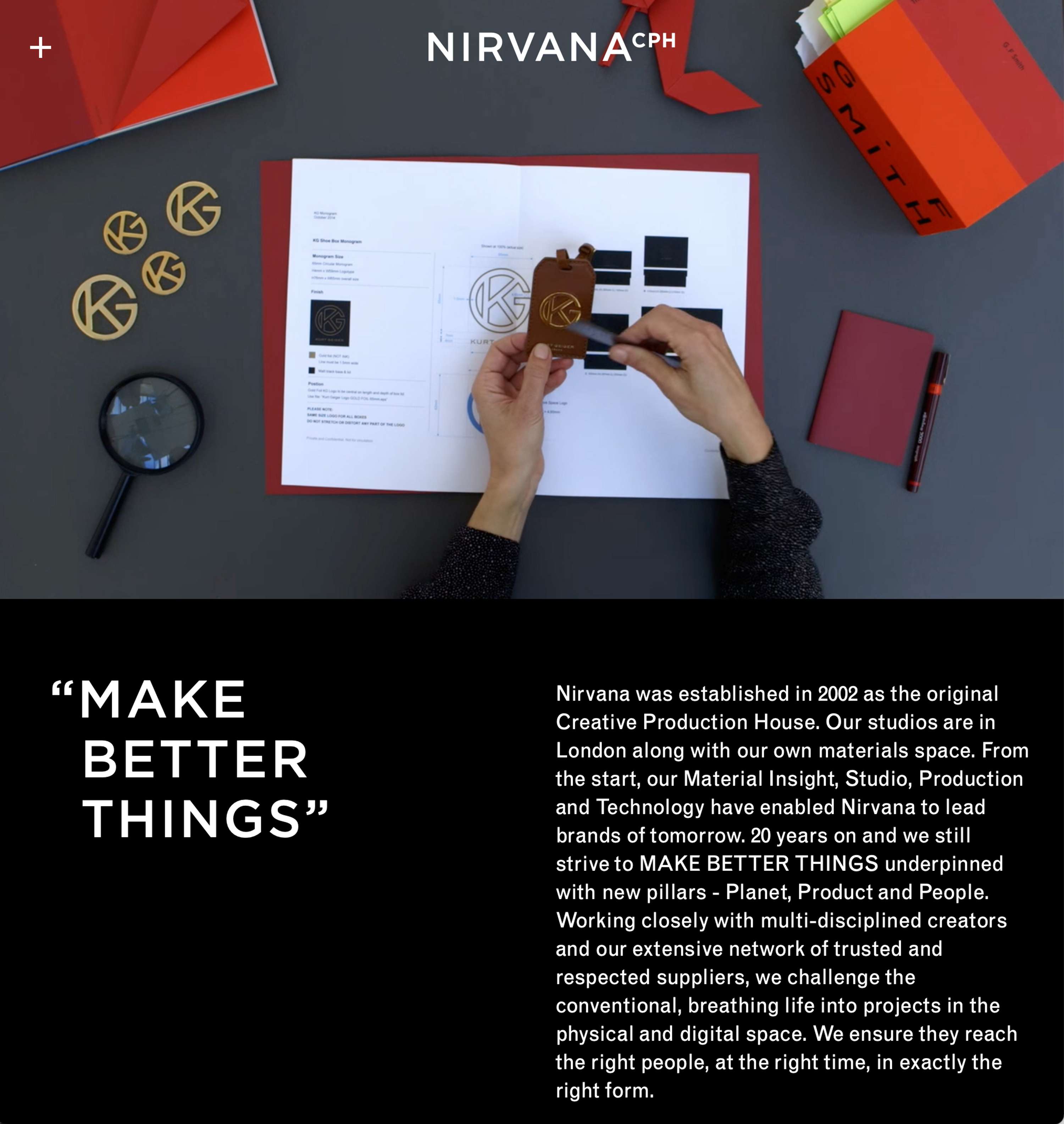 Nirvana CPH Website Design by Hales Curtis