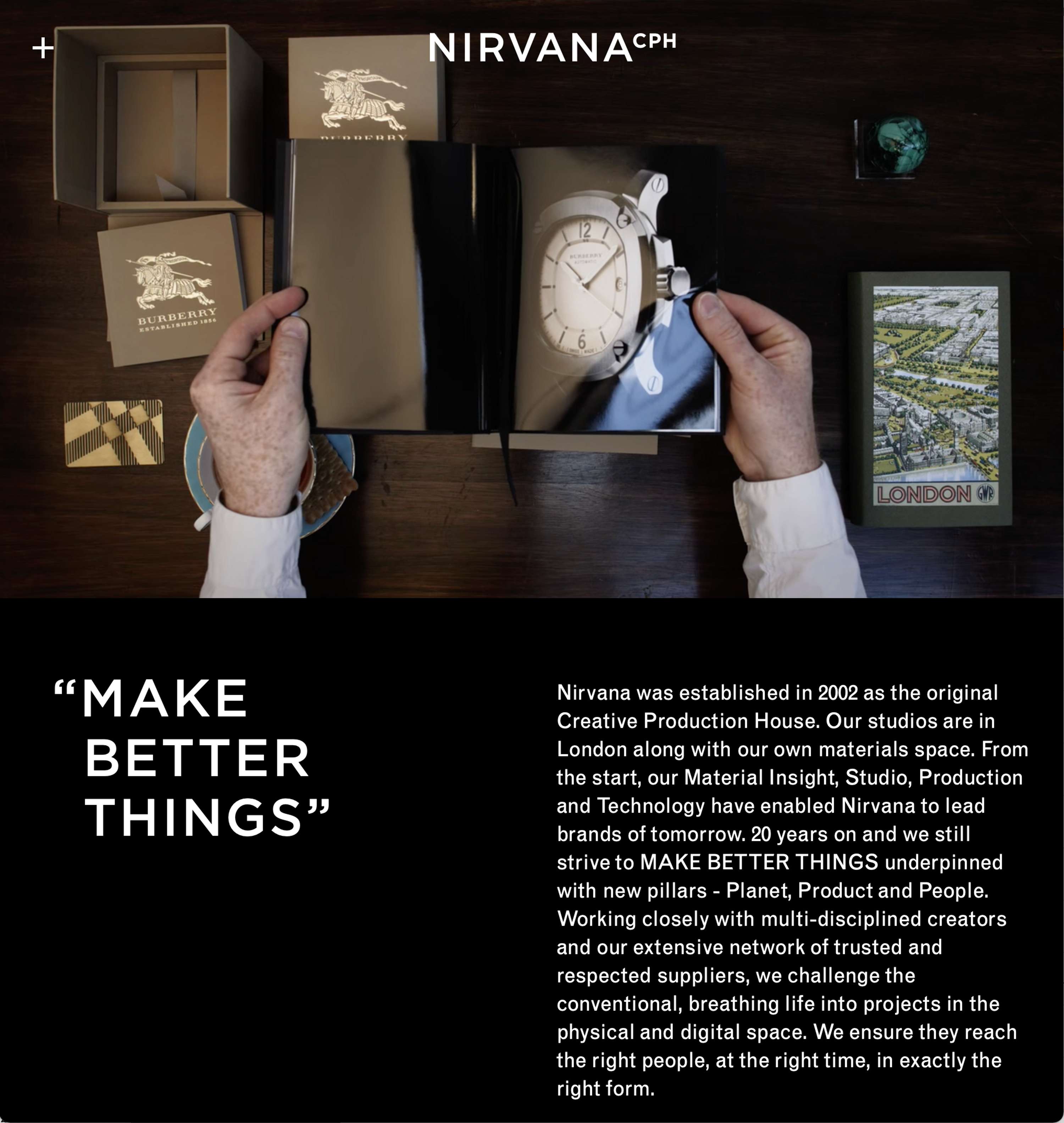 Nirvana CPH Website Design by Hales Curtis