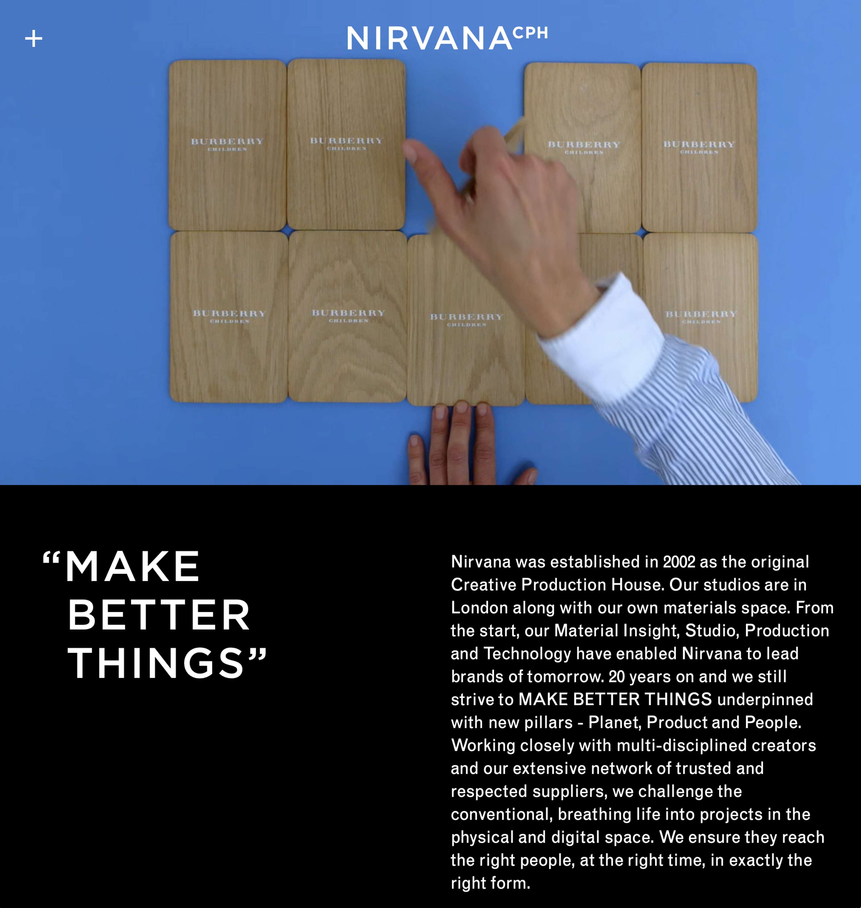 Nirvana CPH Website Design by Hales Curtis