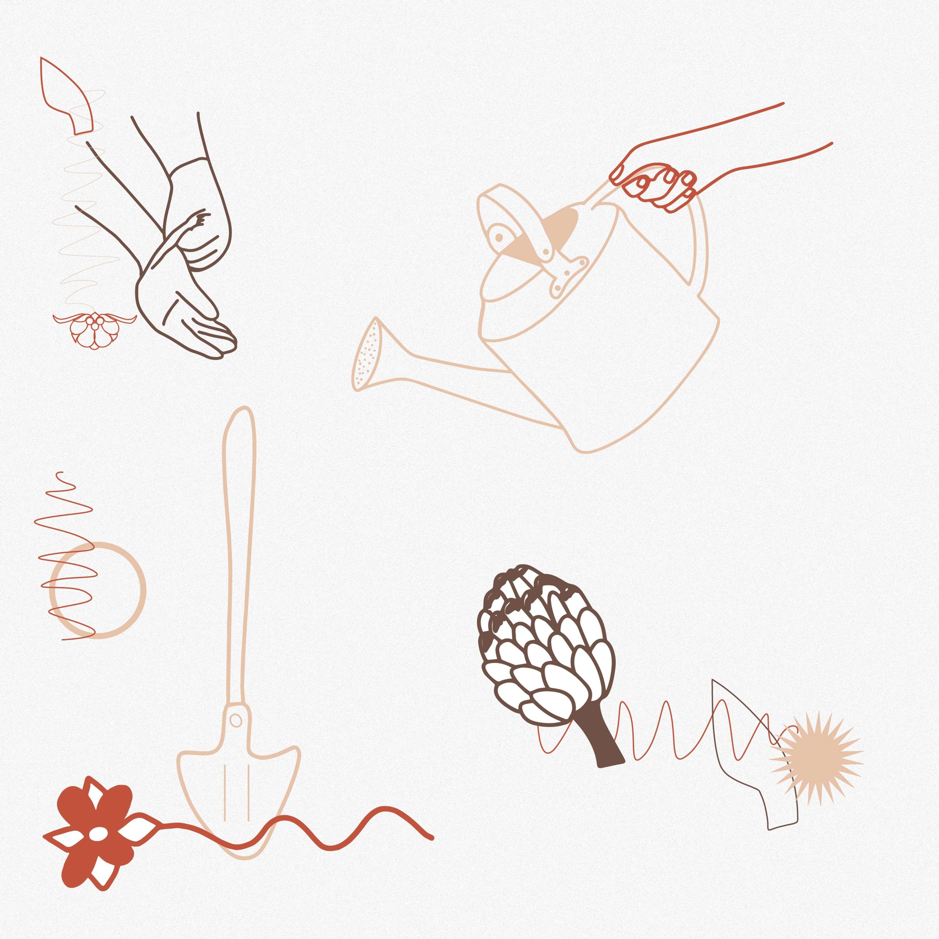 Illustrations and Graphics for MUD by Shannon Tran