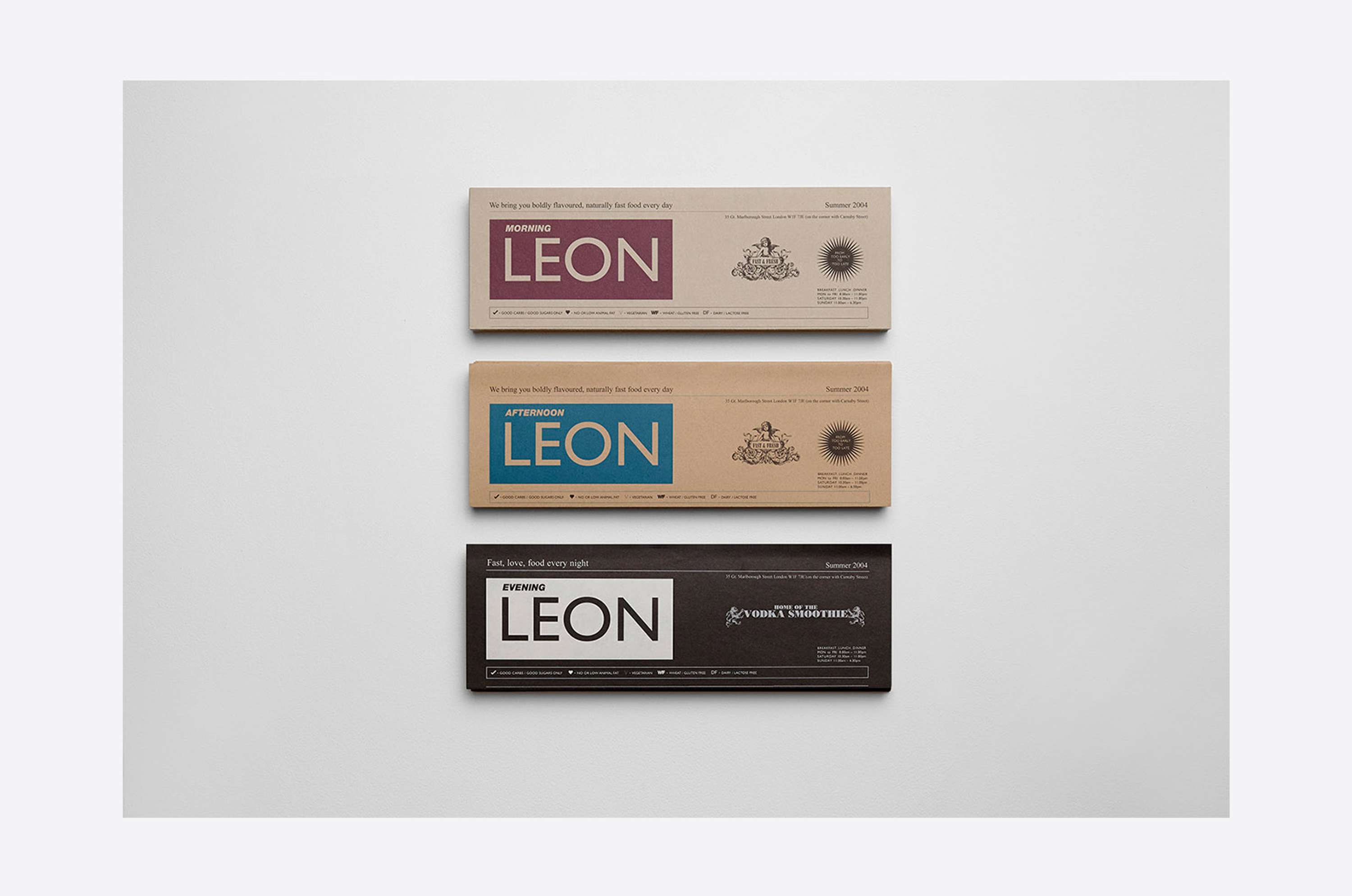 Leon Restaurants Brand Identity by Hales Curtis