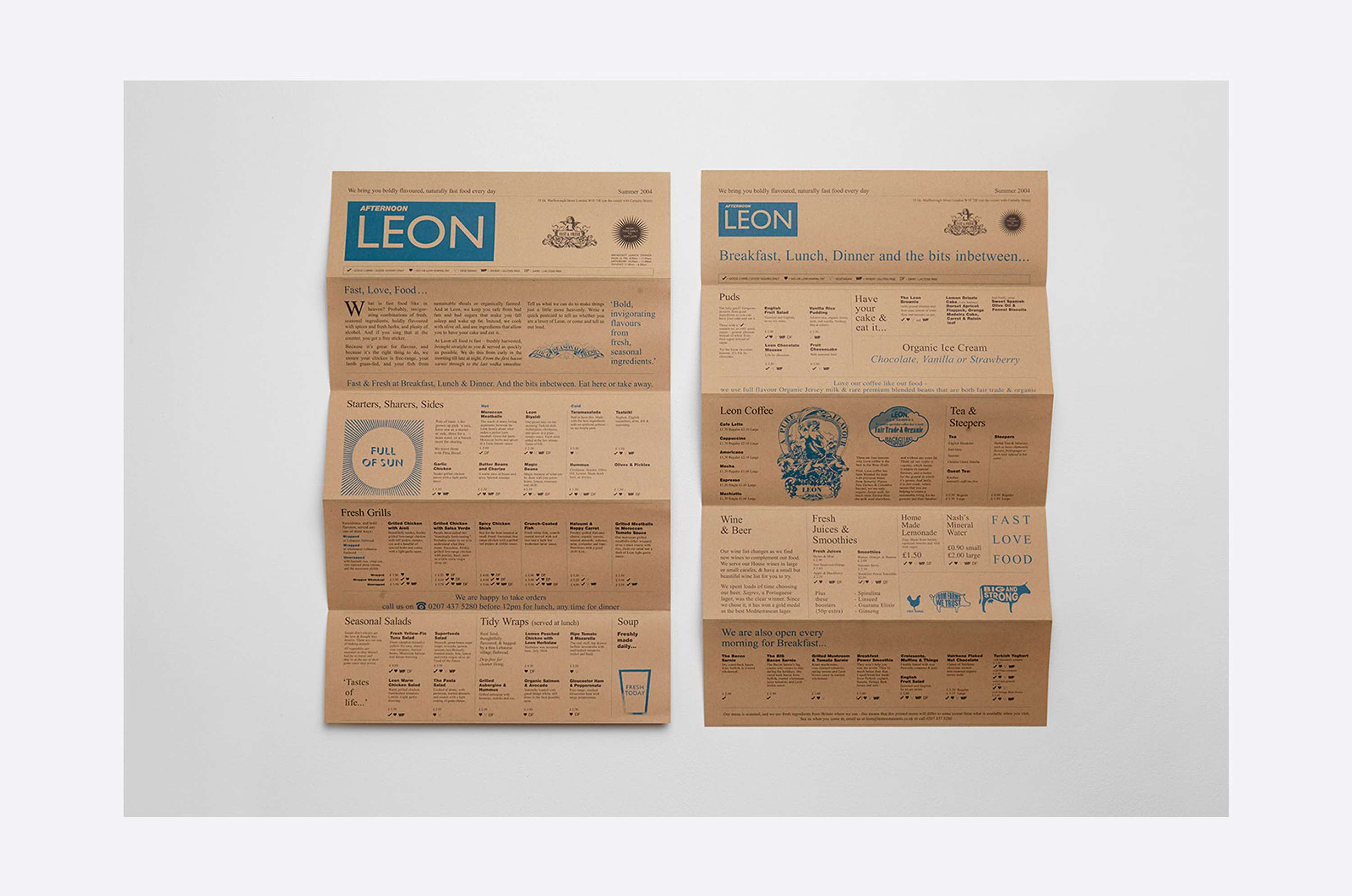 Leon Restaurants Brand Identity by Hales Curtis