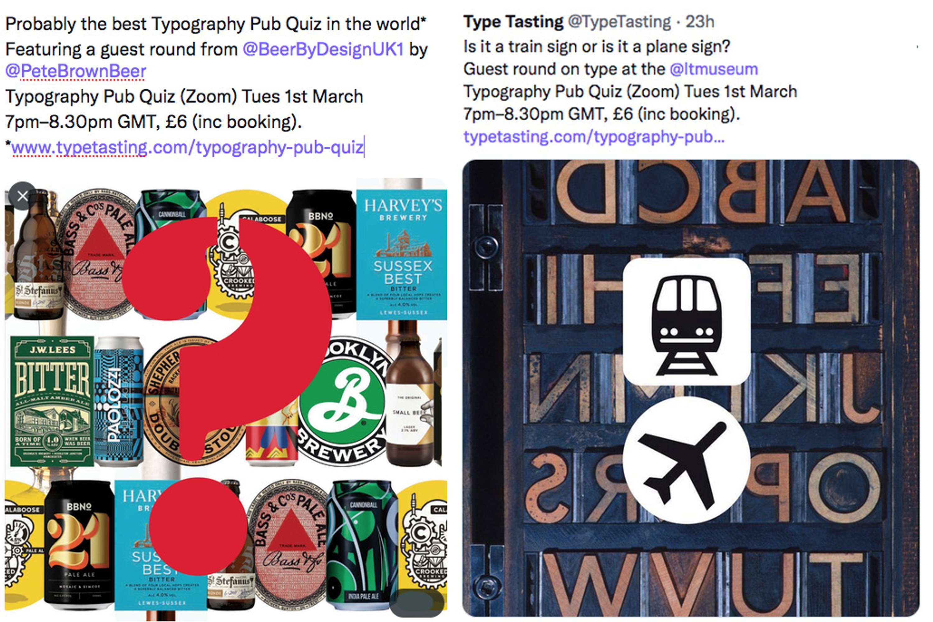 How do you promote an event beyond your regular audience? by Type Tasting with Sarah Hyndman
