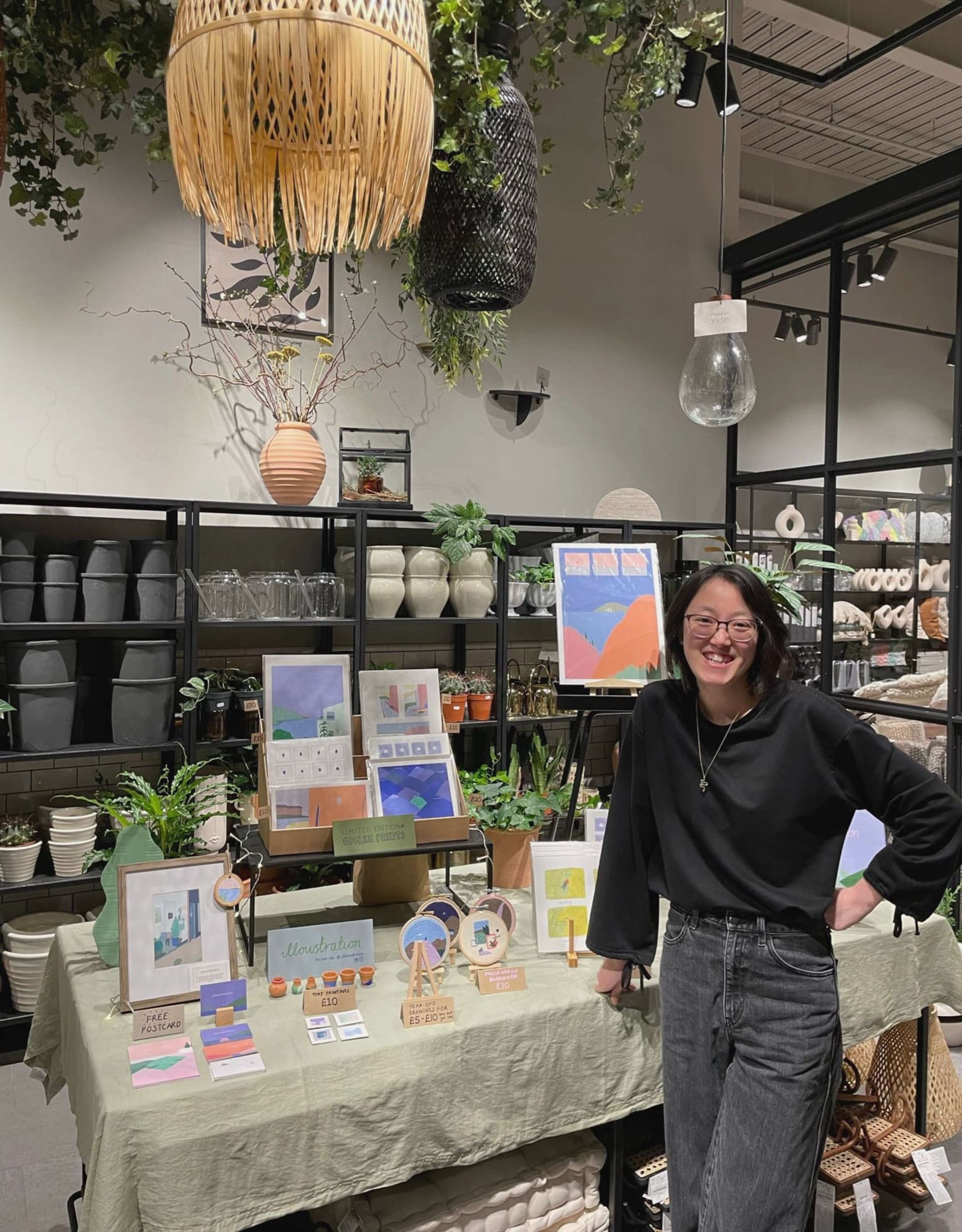 H&M HOME Pop up by Loulou Elliott