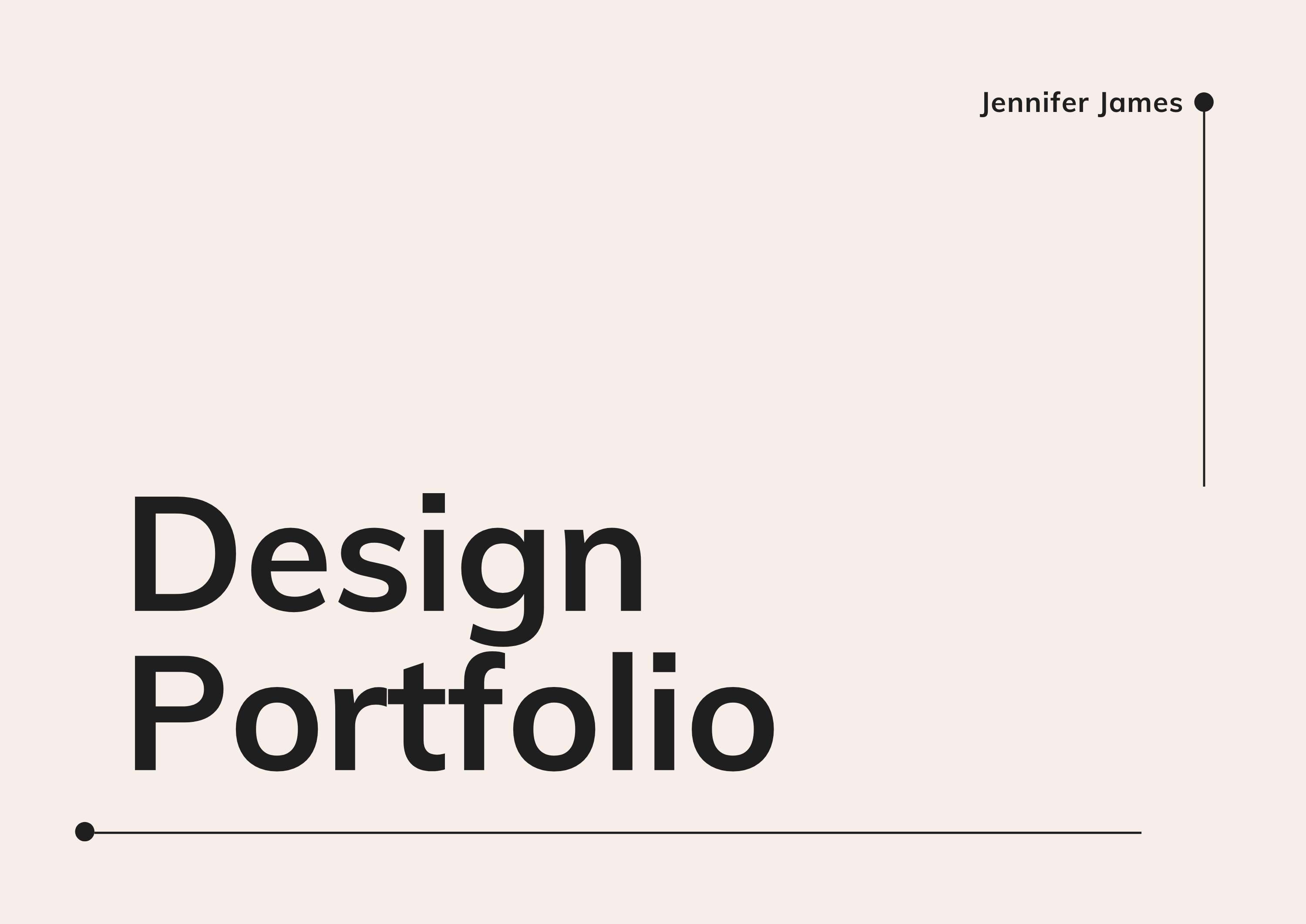 Design Portfolio by Jennifer James