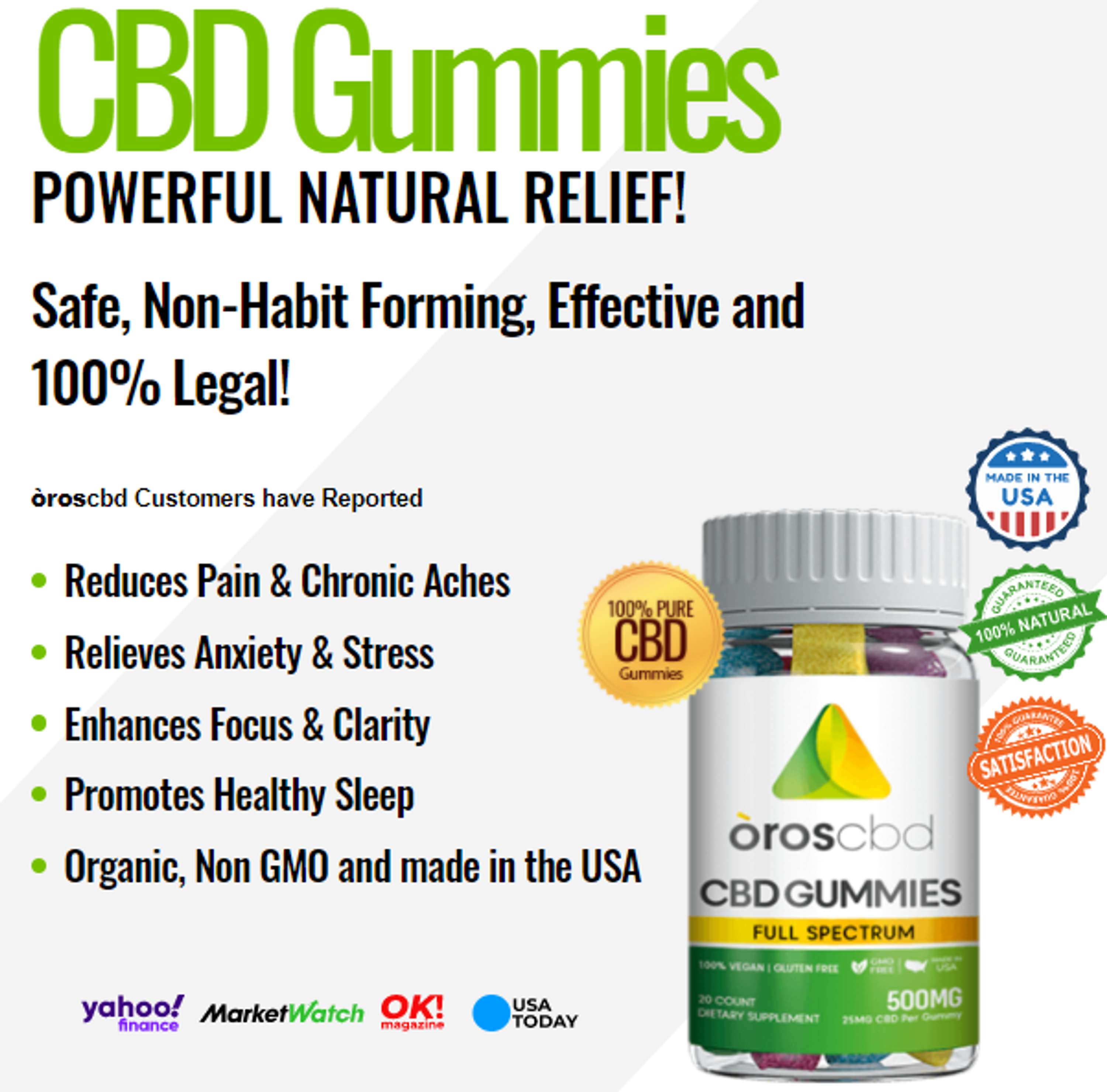 Oros CBD Gummies Reviews SCAM ALERT! Read This Before Buy! by aubrey bitoni